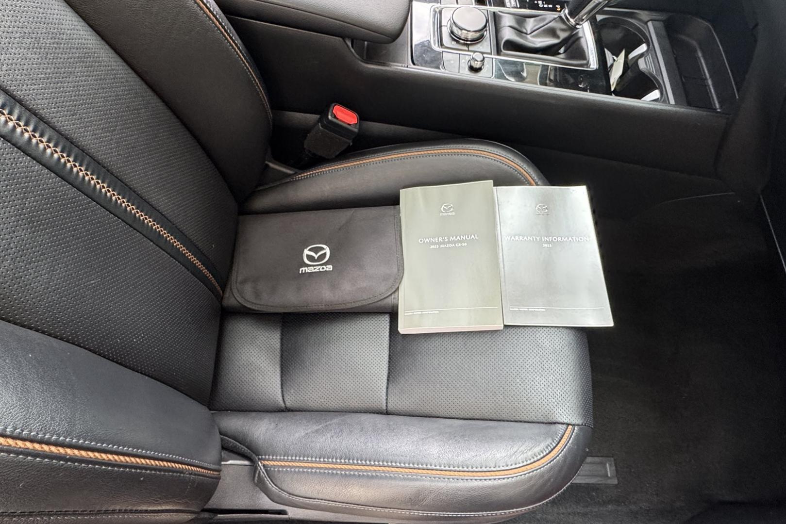 2023 Red Crystal Metallic /Black Mazda CX-50 Premium Plus (7MMVABEM3PN) with an 4 Cyl 2.5 Liter engine, Automatic 6 Speed transmission, located at 2304 W. Main St., Boise, ID, 83702, (208) 342-7777, 43.622105, -116.218658 - New Tires! Very Clean And Fun To Drive! - Photo#19