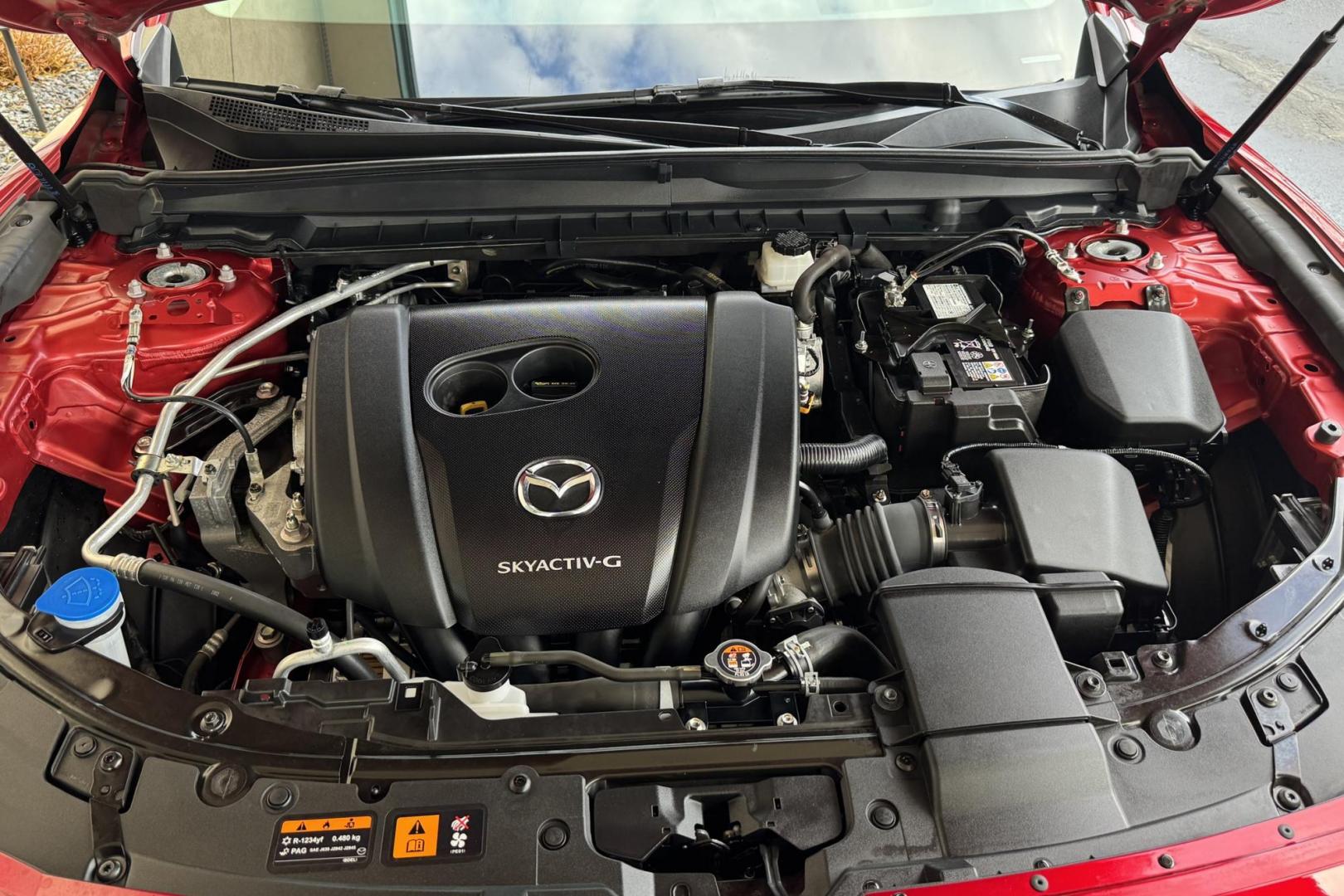 2023 Red Crystal Metallic /Black Mazda CX-50 Premium Plus (7MMVABEM3PN) with an 4 Cyl 2.5 Liter engine, Automatic 6 Speed transmission, located at 2304 W. Main St., Boise, ID, 83702, (208) 342-7777, 43.622105, -116.218658 - New Tires! Very Clean And Fun To Drive! - Photo#18