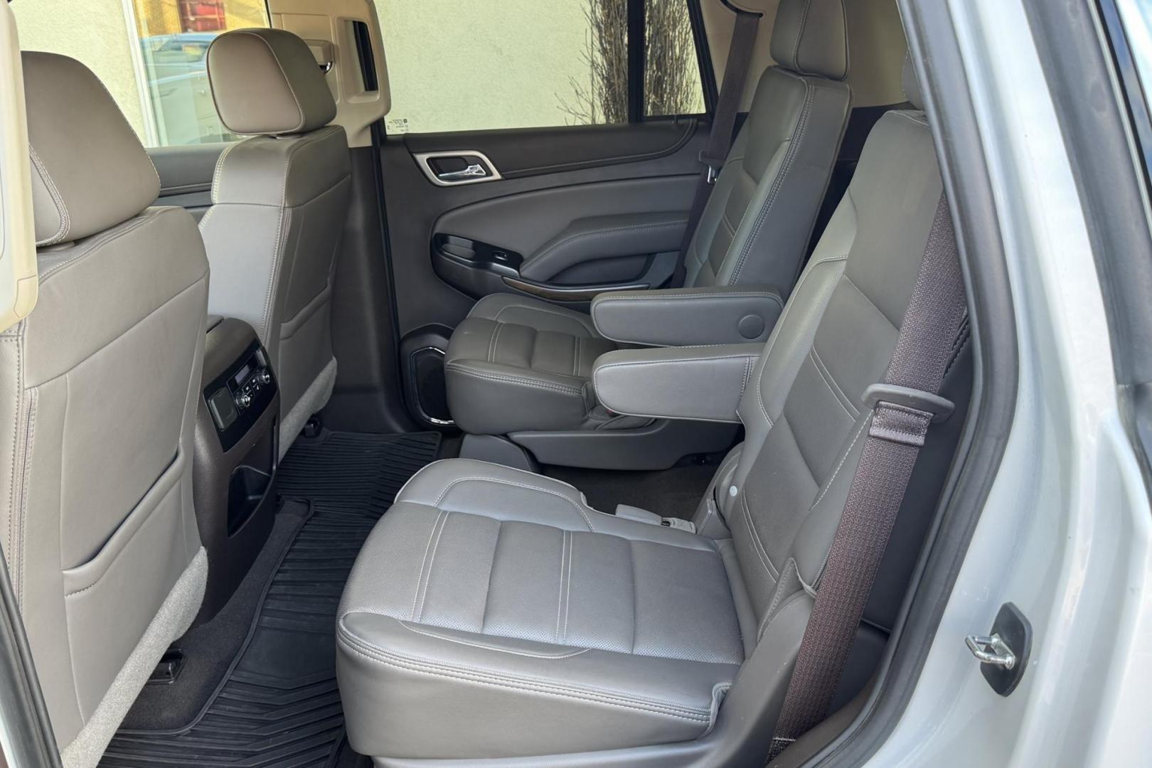 2019 White Diamond Pearl /Dune GMC Yukon Denali (1GKS2CKJ5KR) with an V8 6.2 Liter engine, Automatic 10 Speed transmission, located at 2304 W. Main St., Boise, ID, 83702, (208) 342-7777, 43.622105, -116.218658 - 7 Passenger! Power Rear 3rd Row Seating! Very, Very Nice! - Photo#13