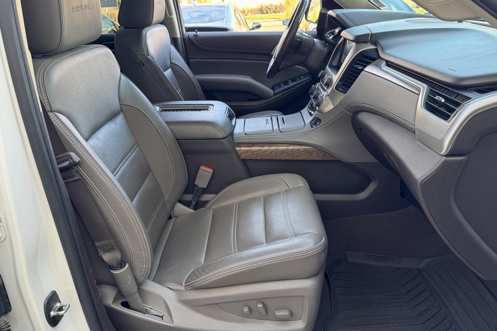 2019 White Diamond Pearl /Dune GMC Yukon Denali (1GKS2CKJ5KR) with an V8 6.2 Liter engine, Automatic 10 Speed transmission, located at 2304 W. Main St., Boise, ID, 83702, (208) 342-7777, 43.622105, -116.218658 - 7 Passenger! Power Rear 3rd Row Seating! Very, Very Nice! - Photo#23