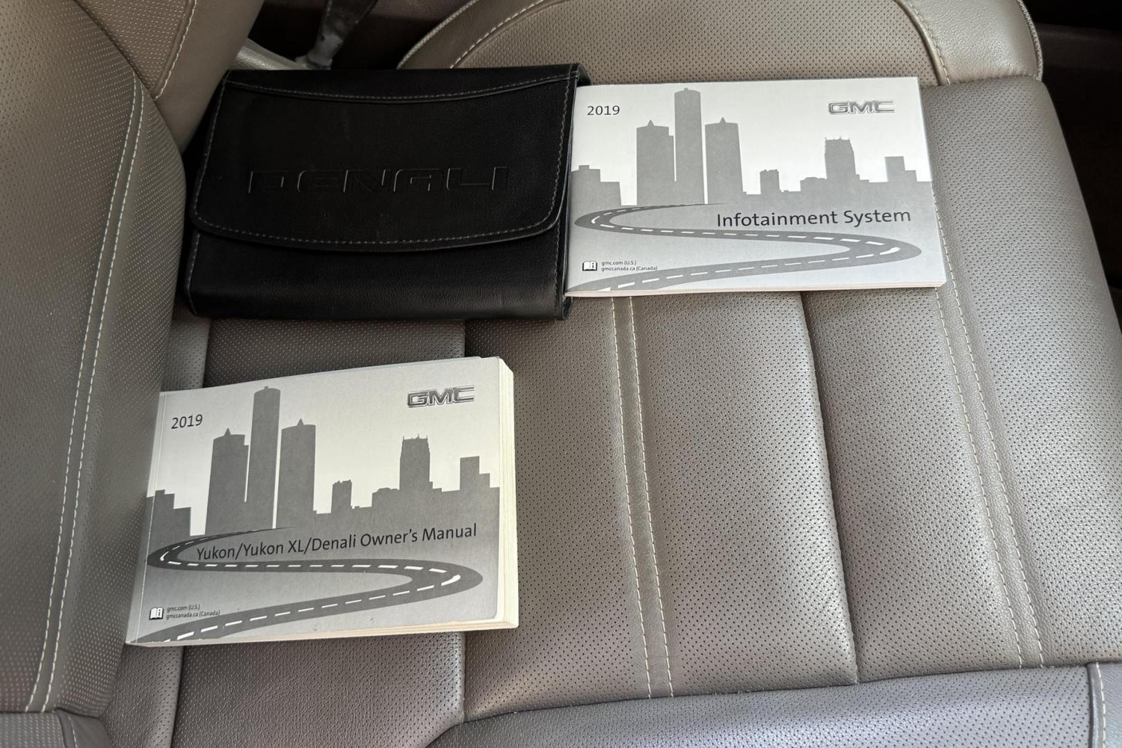 2019 White Diamond Pearl /Dune GMC Yukon Denali (1GKS2CKJ5KR) with an V8 6.2 Liter engine, Automatic 10 Speed transmission, located at 2304 W. Main St., Boise, ID, 83702, (208) 342-7777, 43.622105, -116.218658 - 7 Passenger! Power Rear 3rd Row Seating! Very, Very Nice! - Photo#24