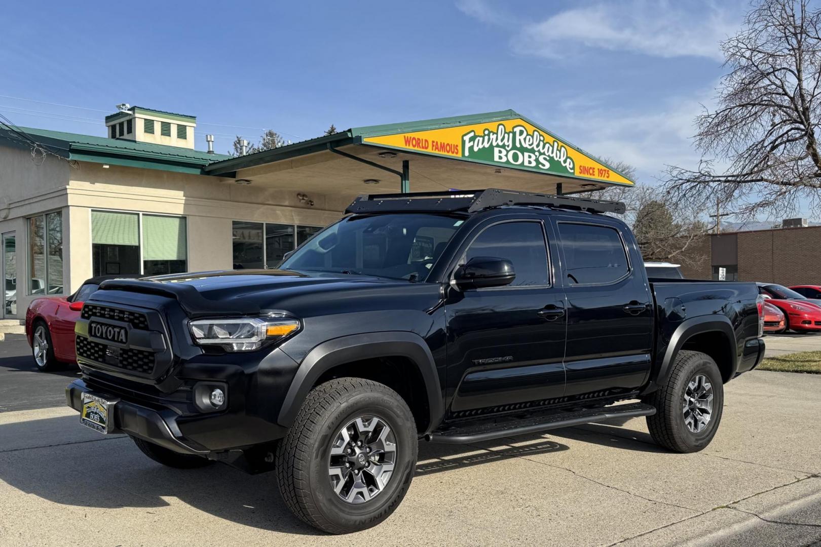 2022 Black /Black Toyota Tacoma TRD Off-Road (3TMCZ5ANXNM) with an V6 3.5 Liter engine, Automatic 6 Speed transmission, located at 2304 W. Main St., Boise, ID, 83702, (208) 342-7777, 43.622105, -116.218658 - Stunning TRD Off-Road! - Photo#0