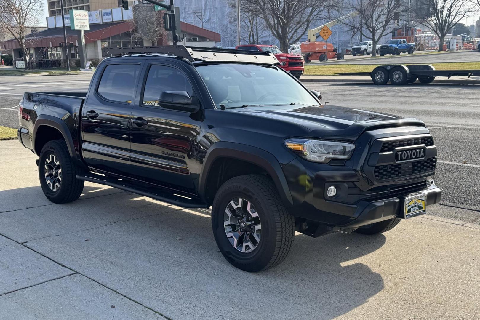 2022 Black /Black Toyota Tacoma TRD Off-Road (3TMCZ5ANXNM) with an V6 3.5 Liter engine, Automatic 6 Speed transmission, located at 2304 W. Main St., Boise, ID, 83702, (208) 342-7777, 43.622105, -116.218658 - Stunning TRD Off-Road! - Photo#1