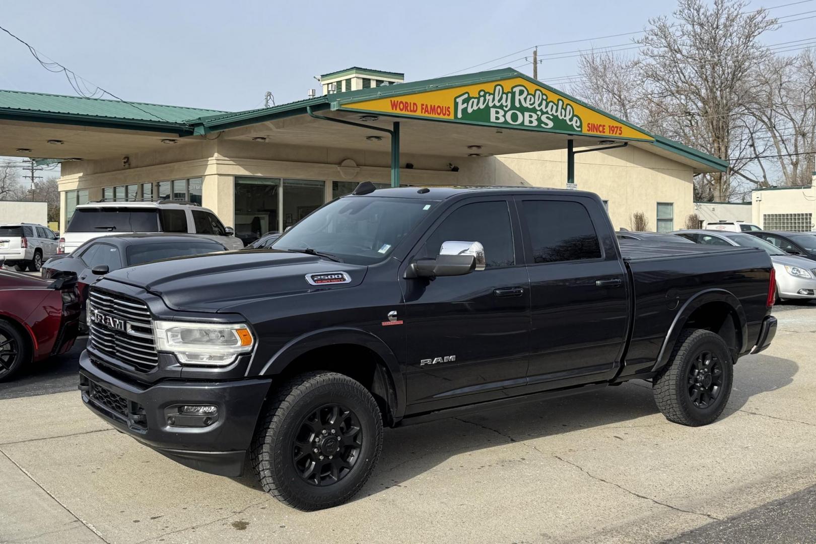 2021 Maximum Steel Metallic /Black RAM 2500 Laramie (3C6UR5FL6MG) with an 6 Cyl 6.7 Liter Cummins Turbo Diesel engine, Automatic 6 Speed transmission, located at 2304 W. Main St., Boise, ID, 83702, (208) 342-7777, 43.622105, -116.218658 - New Tires! Well Optioned! Power Running Boards! One Owner Idaho Truck! - Photo#0