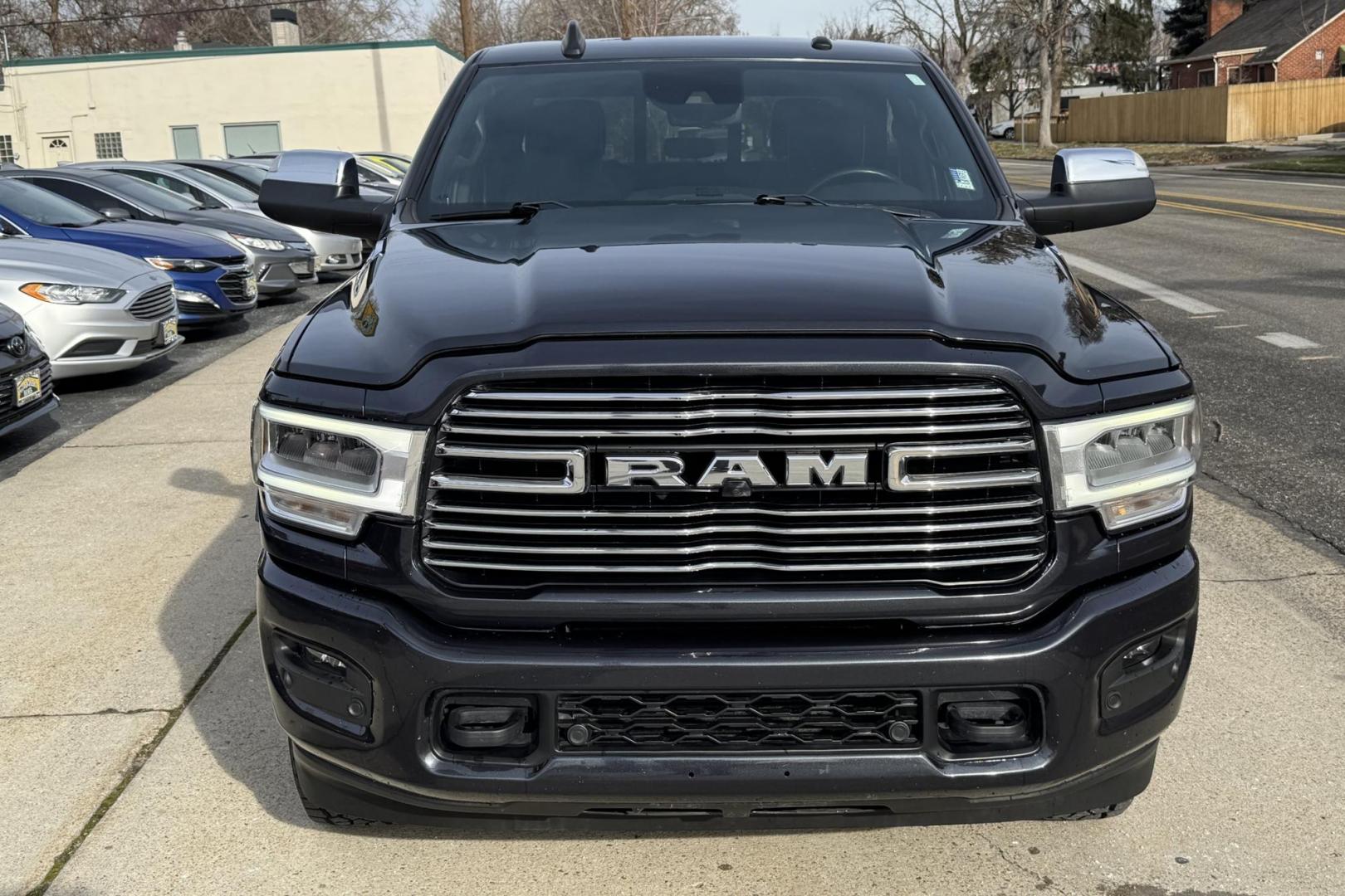 2021 Maximum Steel Metallic /Black RAM 2500 Laramie (3C6UR5FL6MG) with an 6 Cyl 6.7 Liter Cummins Turbo Diesel engine, Automatic 6 Speed transmission, located at 2304 W. Main St., Boise, ID, 83702, (208) 342-7777, 43.622105, -116.218658 - New Tires! Well Optioned! Power Running Boards! One Owner Idaho Truck! - Photo#4