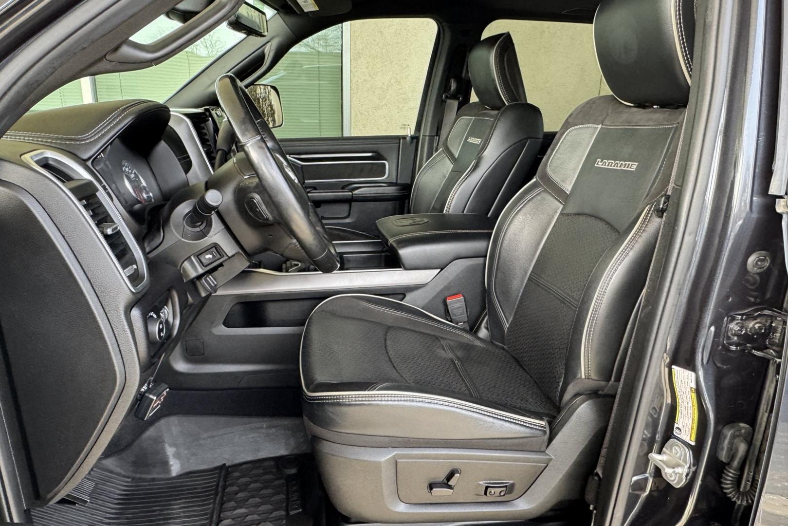 2021 Maximum Steel Metallic /Black RAM 2500 Laramie (3C6UR5FL6MG) with an 6 Cyl 6.7 Liter Cummins Turbo Diesel engine, Automatic 6 Speed transmission, located at 2304 W. Main St., Boise, ID, 83702, (208) 342-7777, 43.622105, -116.218658 - New Tires! Well Optioned! Power Running Boards! One Owner Idaho Truck! - Photo#19