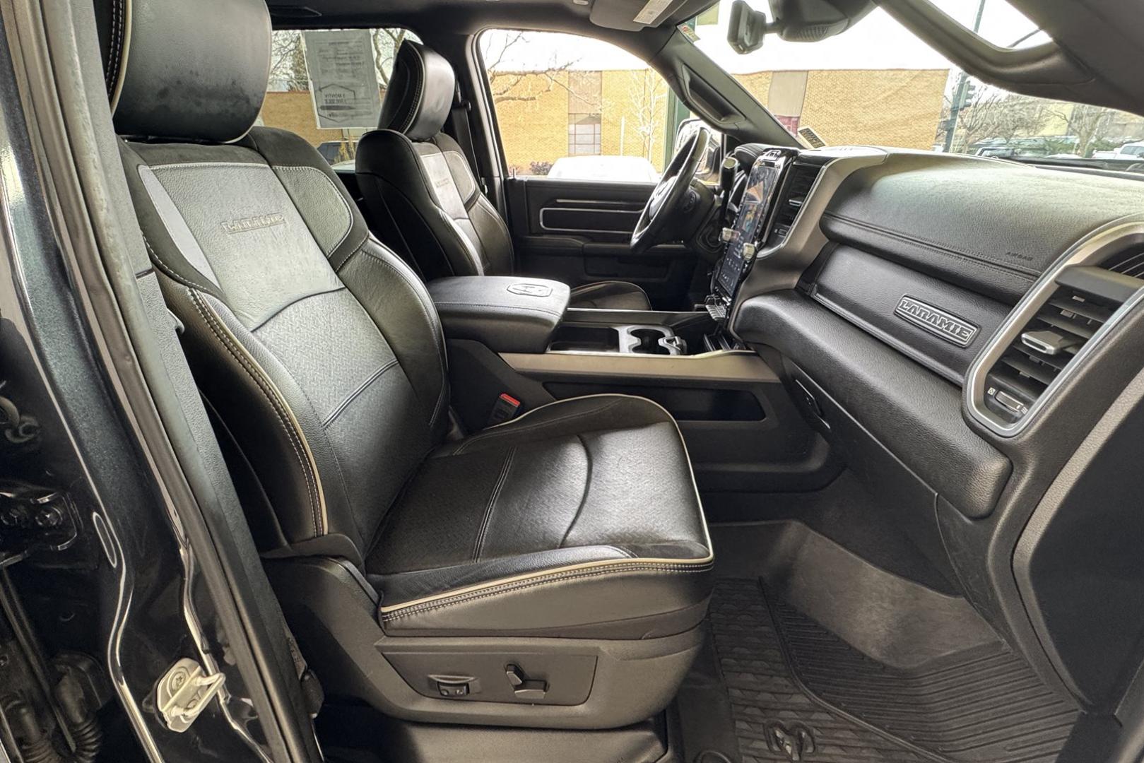 2021 Maximum Steel Metallic /Black RAM 2500 Laramie (3C6UR5FL6MG) with an 6 Cyl 6.7 Liter Cummins Turbo Diesel engine, Automatic 6 Speed transmission, located at 2304 W. Main St., Boise, ID, 83702, (208) 342-7777, 43.622105, -116.218658 - New Tires! Well Optioned! Power Running Boards! One Owner Idaho Truck! - Photo#29