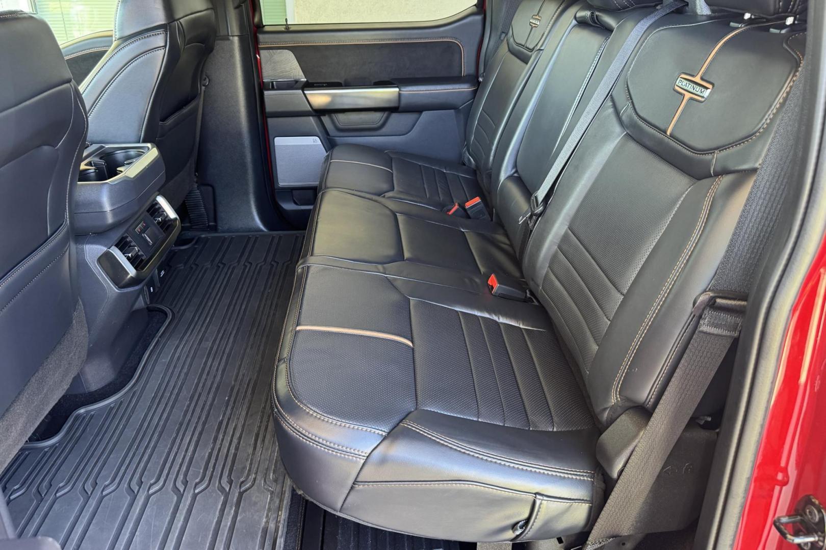 2022 Rapid Red Metallic /Black Ford F-150 Platinum (1FTFW1E85NF) with an V6 3.5 Liter EcoBoost engine, Automatic 10 Speed transmission, located at 2304 W. Main St., Boise, ID, 83702, (208) 342-7777, 43.622105, -116.218658 - Stunning And Highly Optioned! One Owner Idaho Truck! - Photo#17