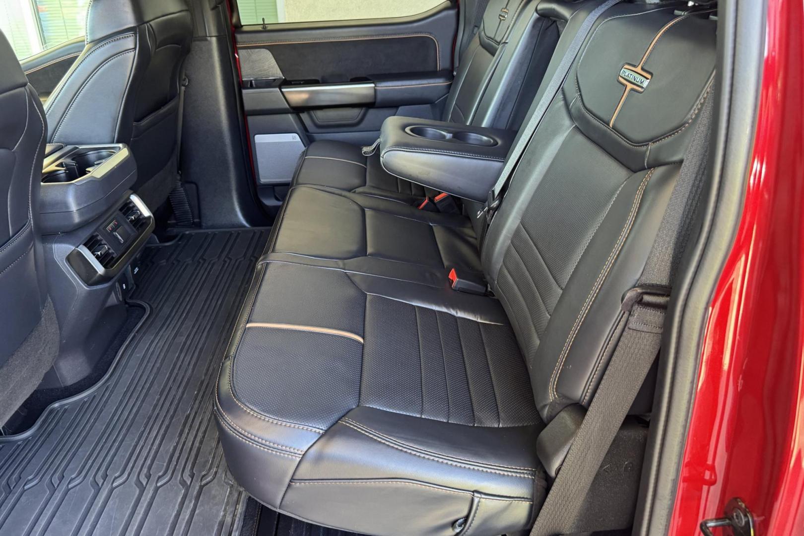 2022 Rapid Red Metallic /Black Ford F-150 Platinum (1FTFW1E85NF) with an V6 3.5 Liter EcoBoost engine, Automatic 10 Speed transmission, located at 2304 W. Main St., Boise, ID, 83702, (208) 342-7777, 43.622105, -116.218658 - Stunning And Highly Optioned! One Owner Idaho Truck! - Photo#18