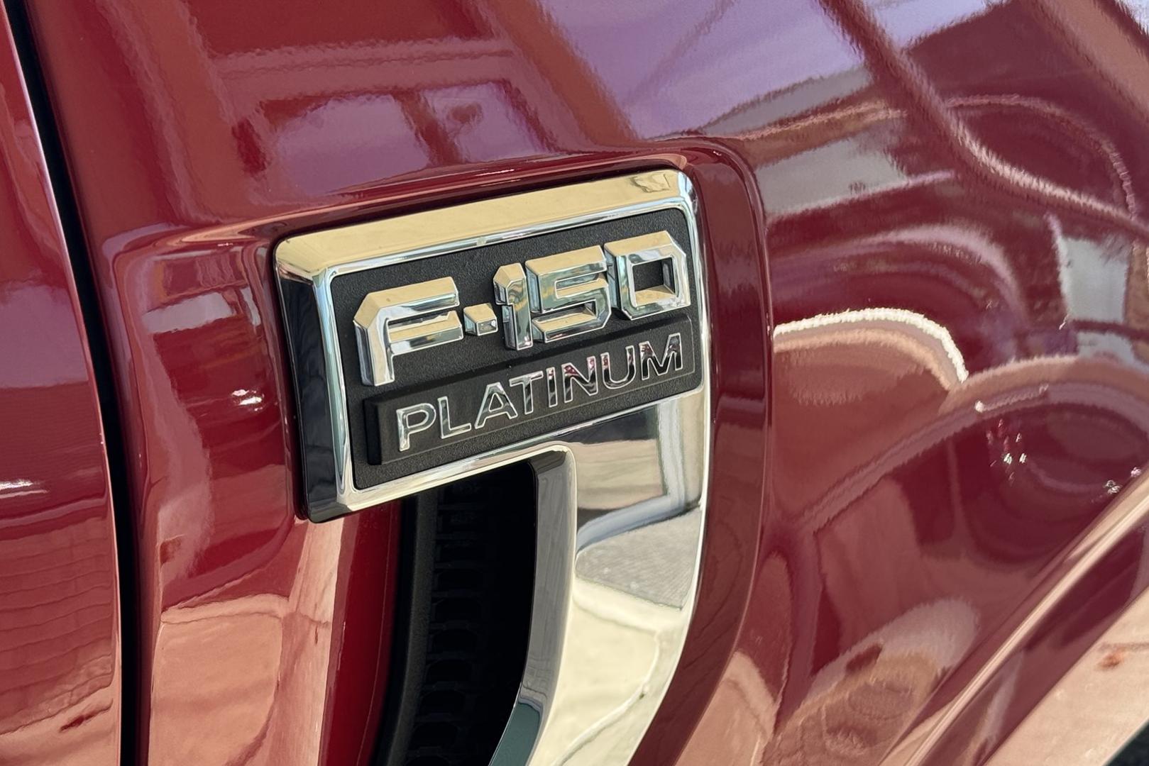 2022 Rapid Red Metallic /Black Ford F-150 Platinum (1FTFW1E85NF) with an V6 3.5 Liter EcoBoost engine, Automatic 10 Speed transmission, located at 2304 W. Main St., Boise, ID, 83702, (208) 342-7777, 43.622105, -116.218658 - Stunning And Highly Optioned! One Owner Idaho Truck! - Photo#23