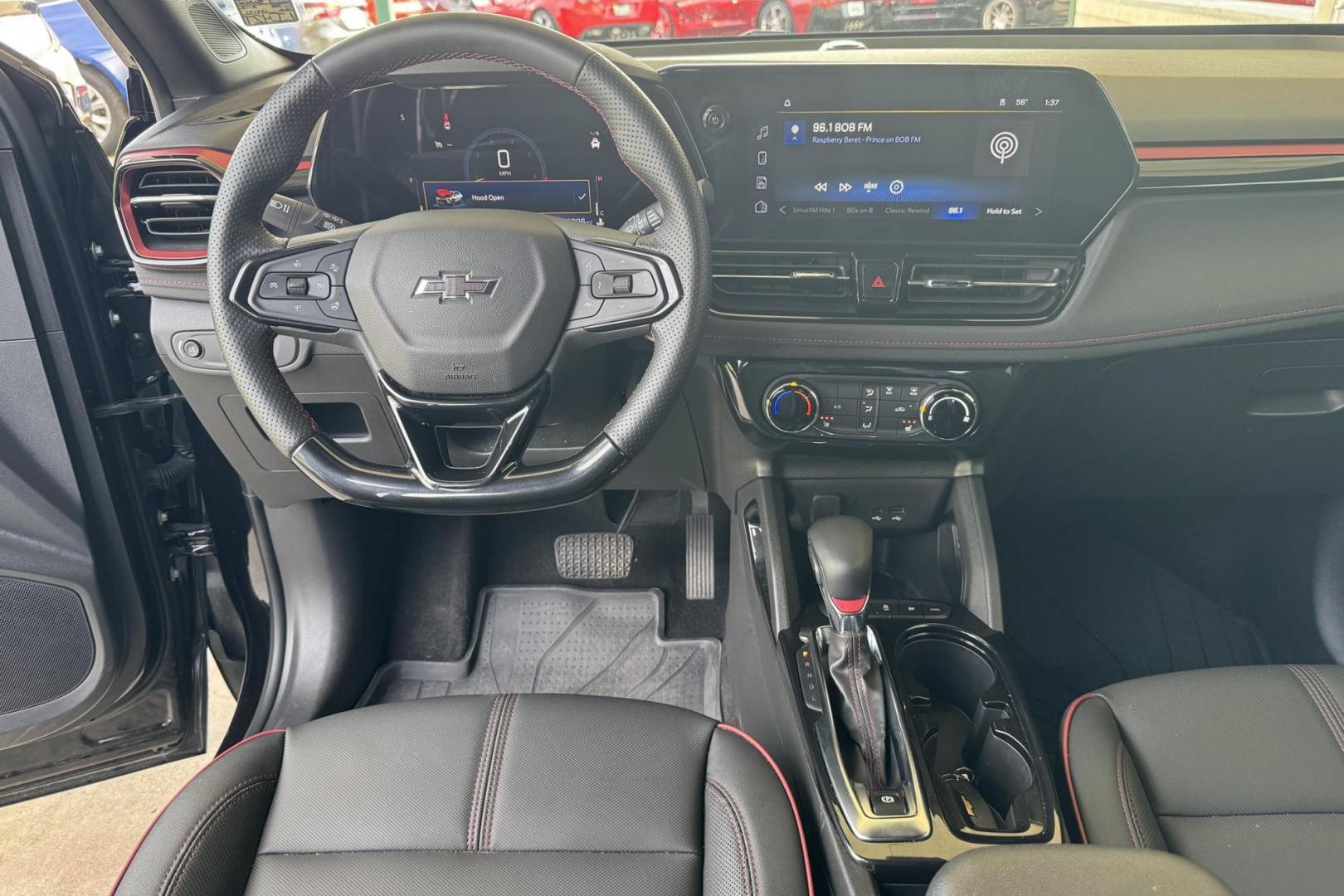 2024 Black /Black Chevrolet Trailblazer RS (KL79MUSL8RB) with an 3 Cyl 1.3 Liter Turbo engine, Automatic 9 Speed transmission, located at 2304 W. Main St., Boise, ID, 83702, (208) 342-7777, 43.622105, -116.218658 - One Owner Idaho Vehicle! Remaining Factory Warranty! - Photo#14