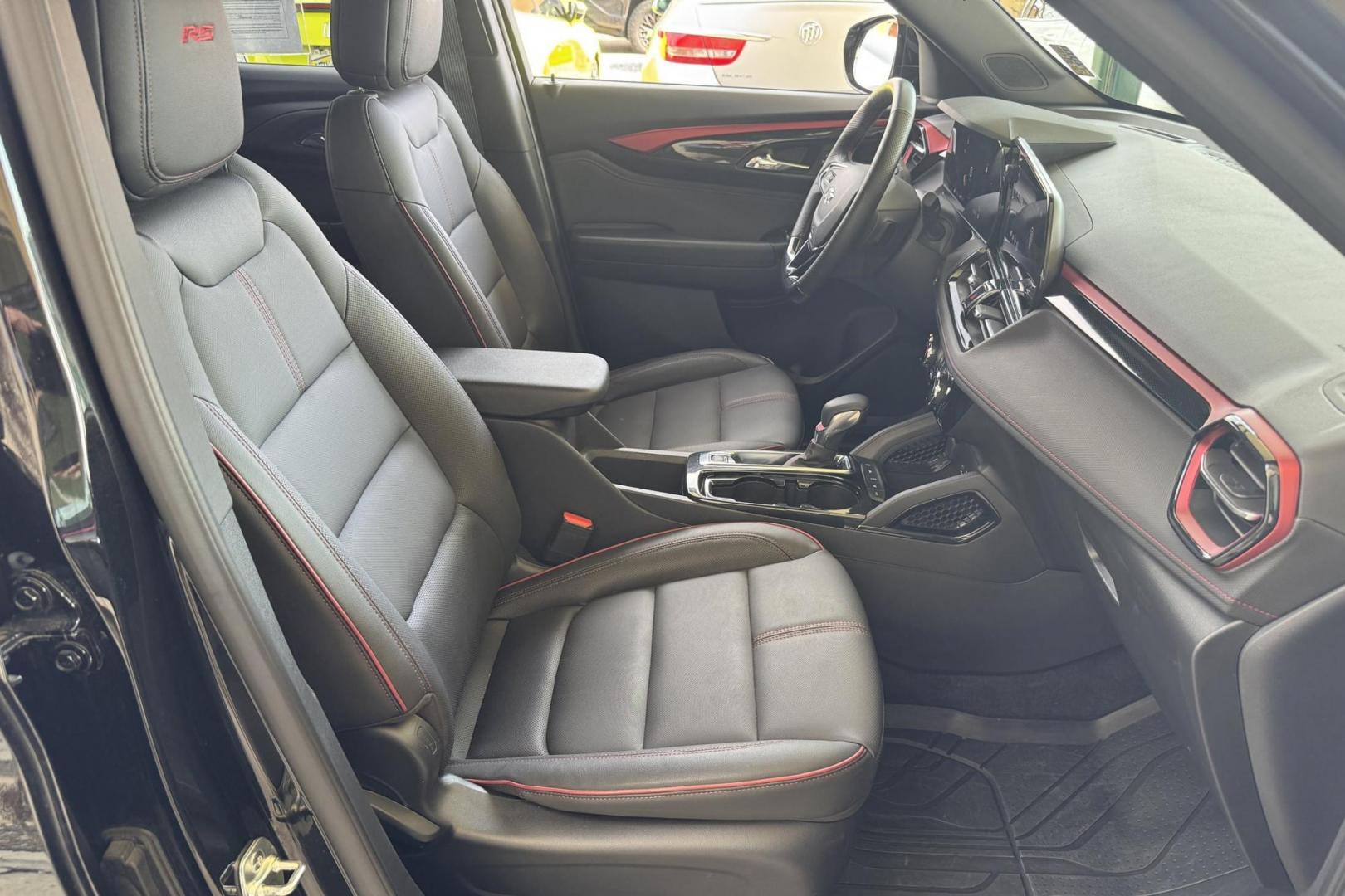 2024 Black /Black Chevrolet Trailblazer RS (KL79MUSL8RB) with an 3 Cyl 1.3 Liter Turbo engine, Automatic 9 Speed transmission, located at 2304 W. Main St., Boise, ID, 83702, (208) 342-7777, 43.622105, -116.218658 - One Owner Idaho Vehicle! Remaining Factory Warranty! - Photo#17