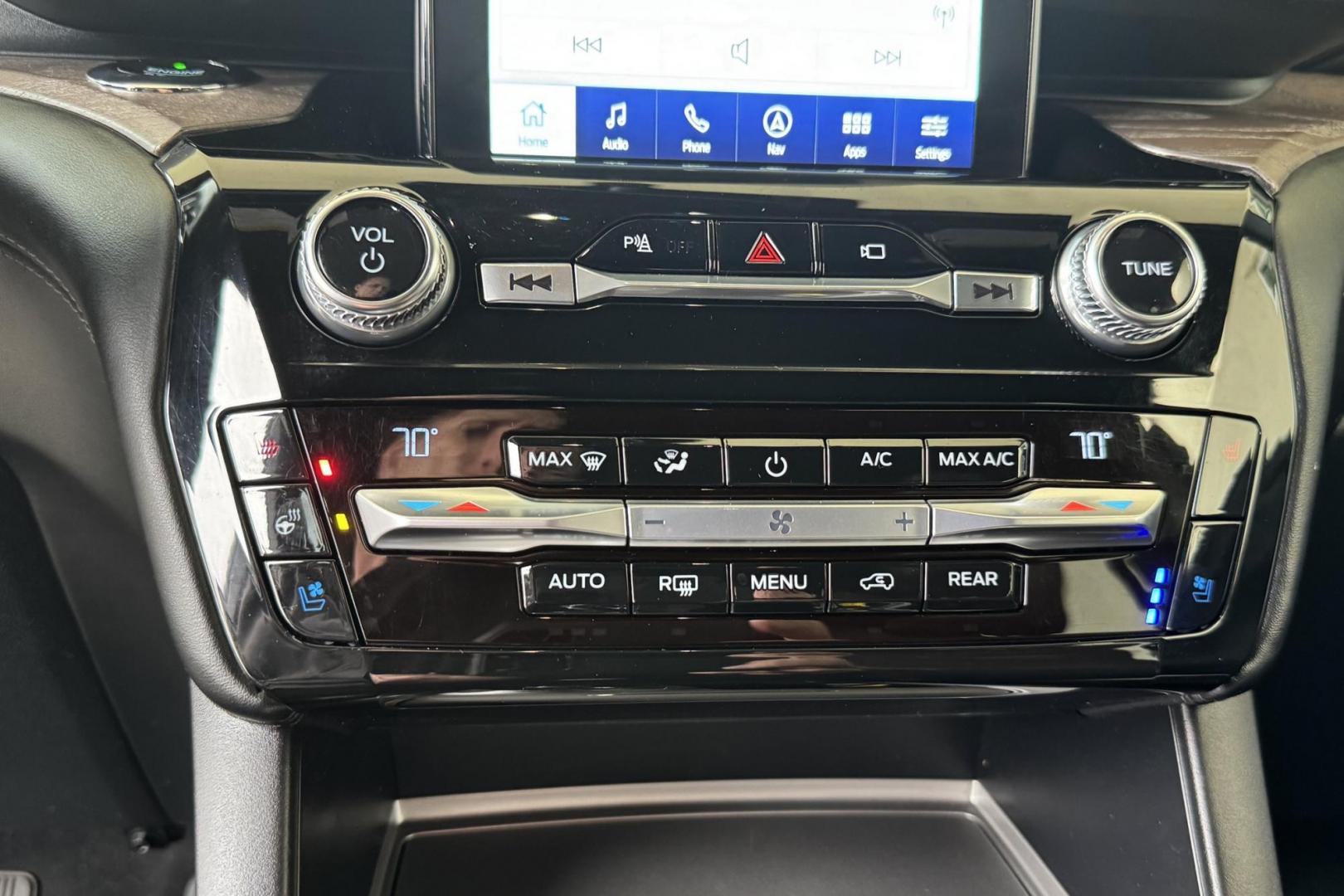 2021 Agate Black Metallic /Ebony Leather Ford Explorer Platinum (1FM5K8HC6MG) with an V6 3.0 Liter Twin Turbo engine, Automatic 10 Speed transmission, located at 2304 W. Main St., Boise, ID, 83702, (208) 342-7777, 43.622105, -116.218658 - New Tires! Loaded With Safety, Comfort And Luxury! - Photo#13