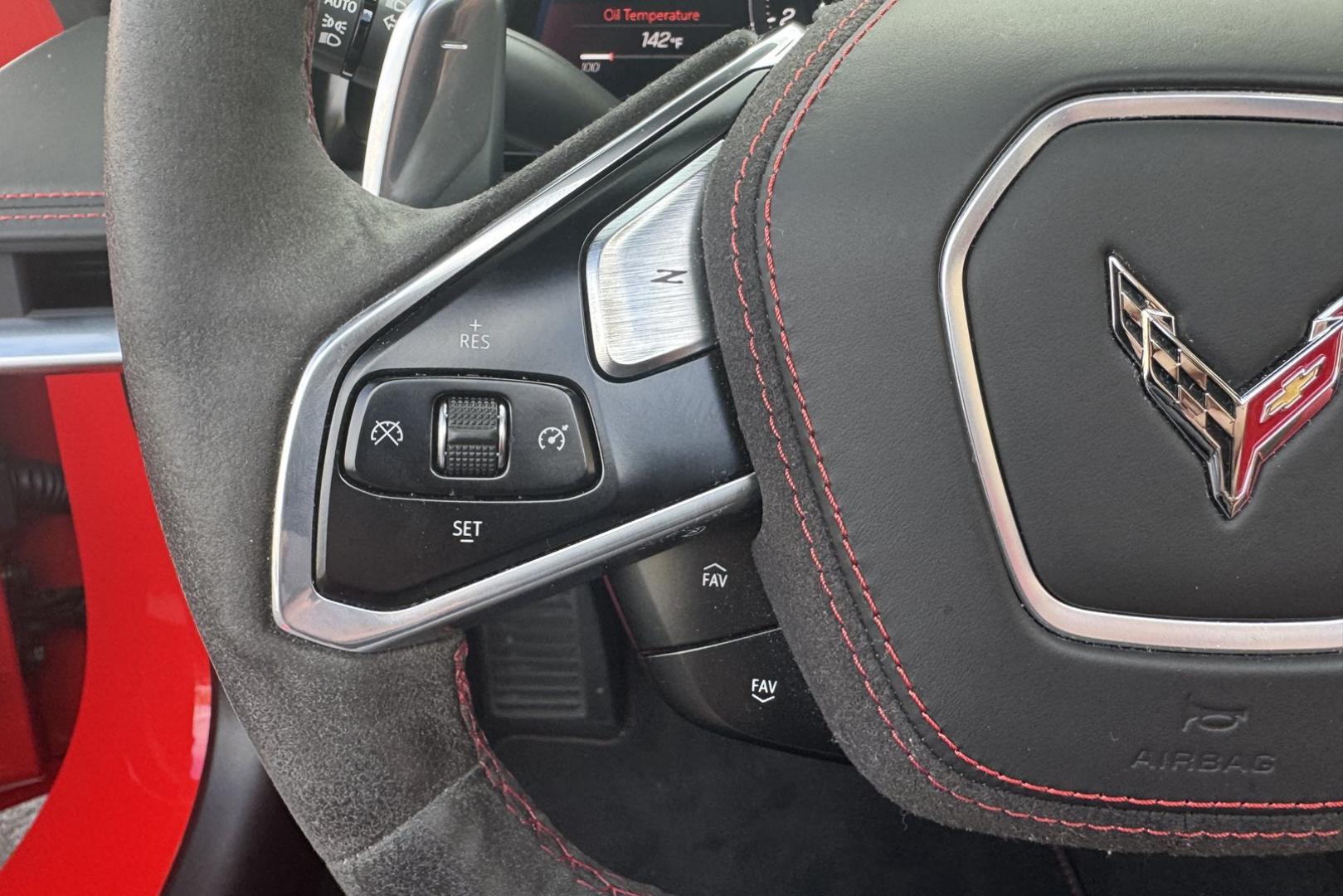 2021 Torch Red /Black Chevrolet Corvette Stingray 3LT Z51 (1G1YC2D48M5) with an V8 6.2 Liter engine, Automatic 8 Speed transmission, located at 2304 W. Main St., Boise, ID, 83702, (208) 342-7777, 43.622105, -116.218658 - Highly Optioned! One Owner! Stunning Corvette Stingray With Lift! - Photo#8