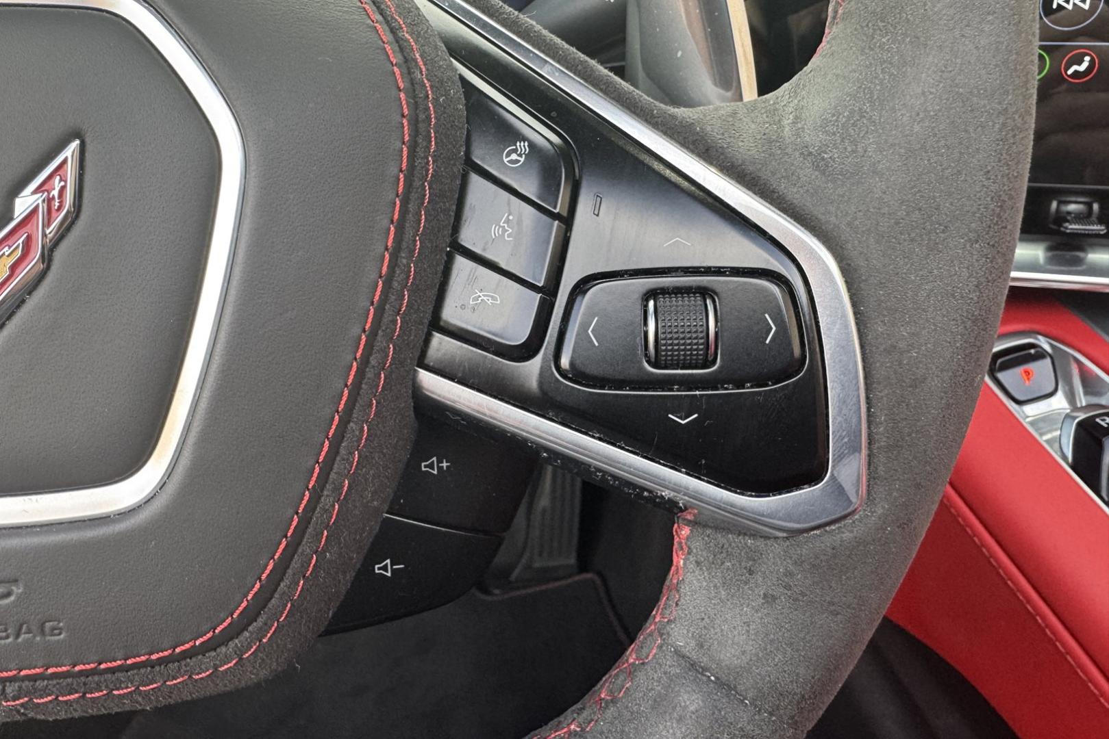 2021 Torch Red /Black Chevrolet Corvette Stingray 3LT Z51 (1G1YC2D48M5) with an V8 6.2 Liter engine, Automatic 8 Speed transmission, located at 2304 W. Main St., Boise, ID, 83702, (208) 342-7777, 43.622105, -116.218658 - Highly Optioned! One Owner! Stunning Corvette Stingray With Lift! - Photo#11