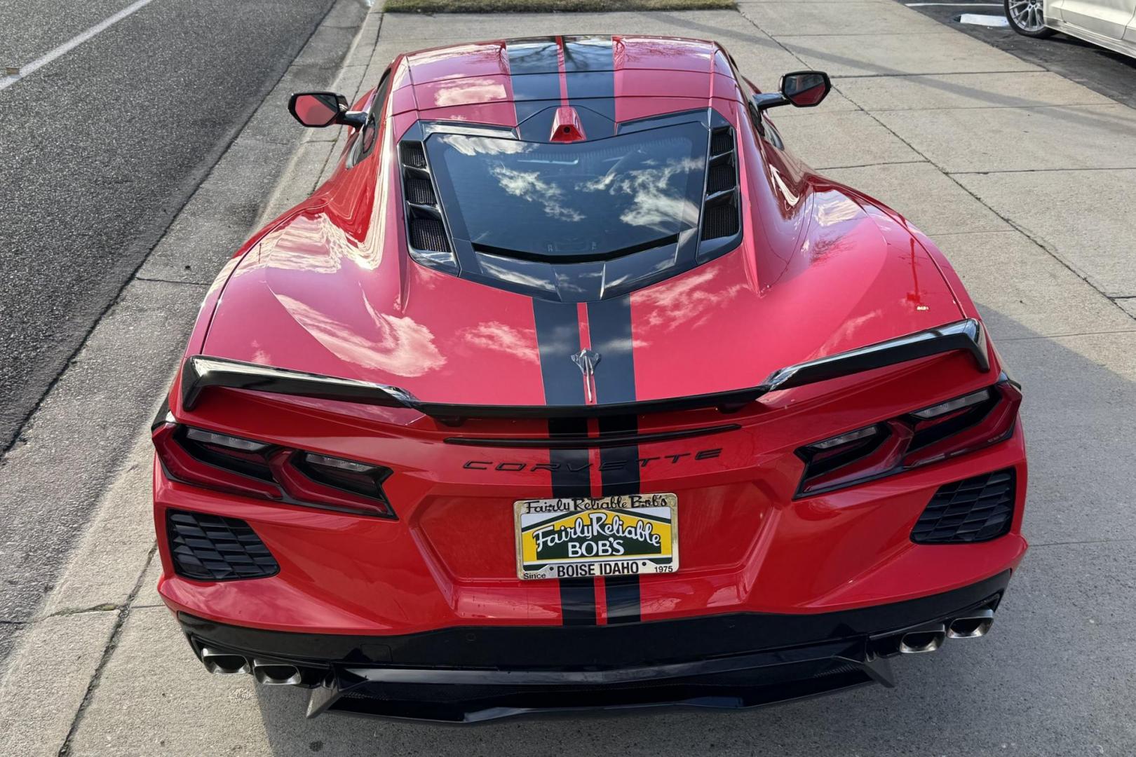 2021 Torch Red /Black Chevrolet Corvette Stingray 3LT Z51 (1G1YC2D48M5) with an V8 6.2 Liter engine, Automatic 8 Speed transmission, located at 2304 W. Main St., Boise, ID, 83702, (208) 342-7777, 43.622105, -116.218658 - Highly Optioned! One Owner! Stunning Corvette Stingray With Lift! - Photo#22