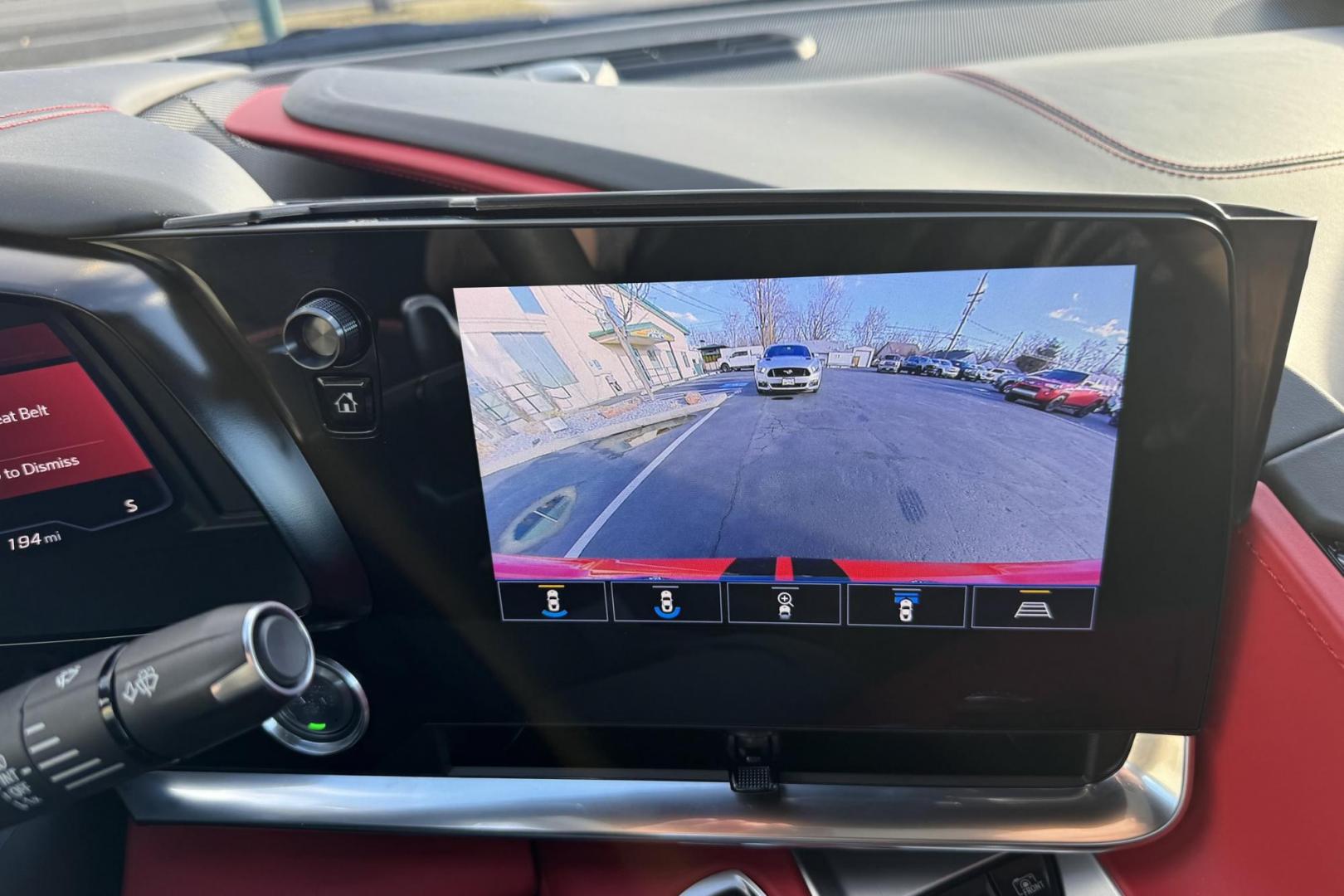 2021 Torch Red /Black Chevrolet Corvette Stingray 3LT Z51 (1G1YC2D48M5) with an V8 6.2 Liter engine, Automatic 8 Speed transmission, located at 2304 W. Main St., Boise, ID, 83702, (208) 342-7777, 43.622105, -116.218658 - Highly Optioned! One Owner! Stunning Corvette Stingray With Lift! - Photo#25