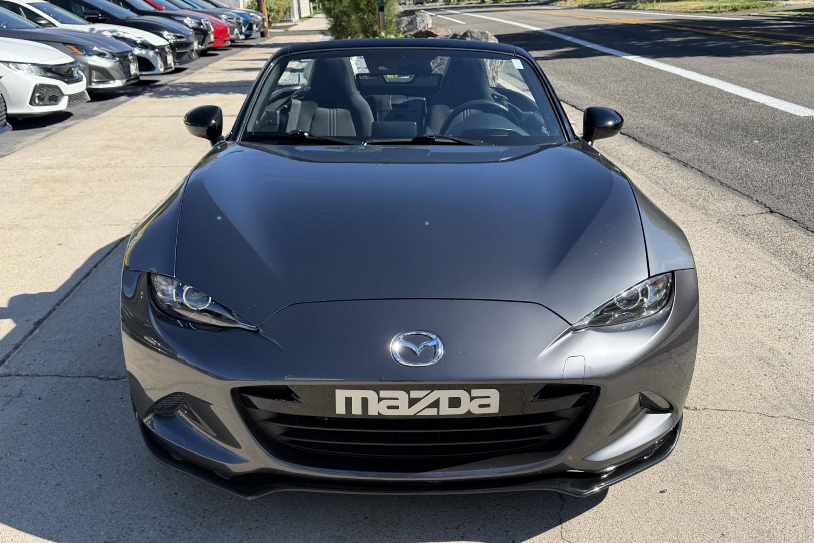 2022 Gray /Black Mazda Miata MX-5 Club (JM1NDAC73N0) with an 4 Cyl 2.0 Liter engine, 6 Speed transmission, located at 2304 W. Main St., Boise, ID, 83702, (208) 342-7777, 43.622105, -116.218658 - A Blast To Drive!- Photo#3