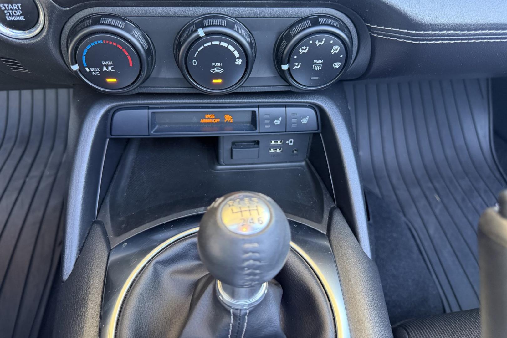 2022 Gray /Black Mazda Miata MX-5 Club (JM1NDAC73N0) with an 4 Cyl 2.0 Liter engine, 6 Speed transmission, located at 2304 W. Main St., Boise, ID, 83702, (208) 342-7777, 43.622105, -116.218658 - A Blast To Drive!- Photo#8