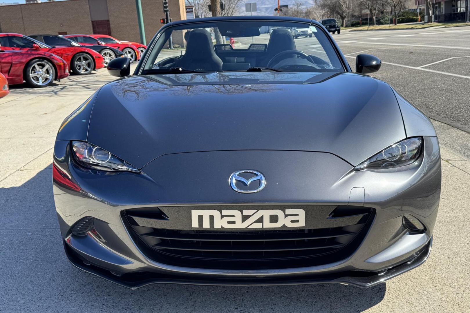 2022 Gray /Black Mazda Miata MX-5 Club (JM1NDAC73N0) with an 4 Cyl 2.0 Liter engine, 6 Speed transmission, located at 2304 W. Main St., Boise, ID, 83702, (208) 342-7777, 43.622105, -116.218658 - A Blast To Drive! - Photo#3