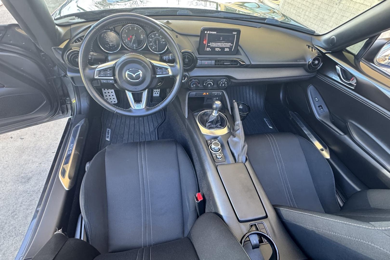 2022 Gray /Black Mazda Miata MX-5 Club (JM1NDAC73N0) with an 4 Cyl 2.0 Liter engine, 6 Speed transmission, located at 2304 W. Main St., Boise, ID, 83702, (208) 342-7777, 43.622105, -116.218658 - A Blast To Drive! - Photo#7