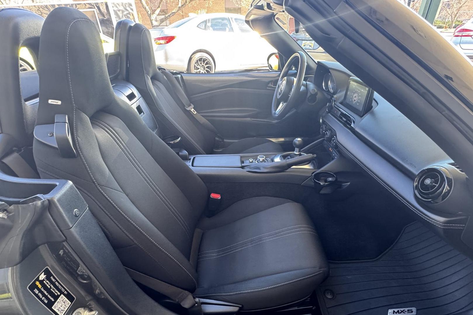 2022 Gray /Black Mazda Miata MX-5 Club (JM1NDAC73N0) with an 4 Cyl 2.0 Liter engine, 6 Speed transmission, located at 2304 W. Main St., Boise, ID, 83702, (208) 342-7777, 43.622105, -116.218658 - A Blast To Drive! - Photo#13