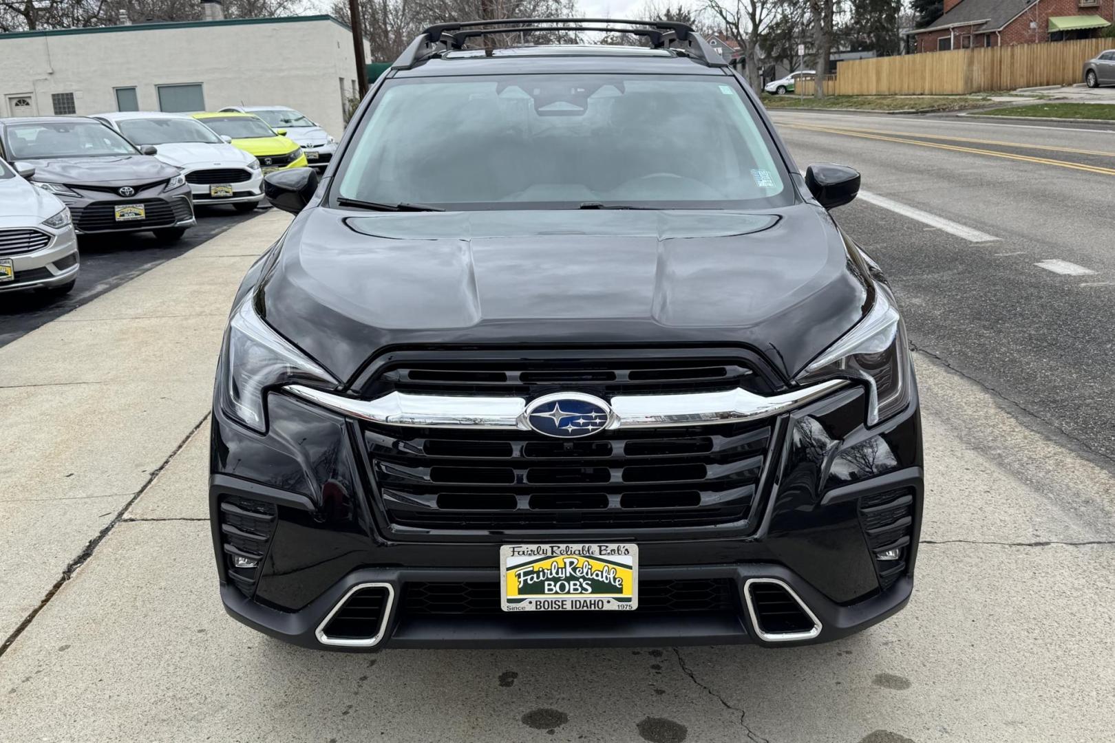 2024 Crystal Black Silica /Black Subaru Ascent Touring (4S4WMAWD1R3) with an H4 2.4 Liter Turbo engine, Automatic transmission, located at 2304 W. Main St., Boise, ID, 83702, (208) 342-7777, 43.622105, -116.218658 - Remaining Factory Warranty! Highly Optioned! Ready For The Family Road Trip! - Photo#3