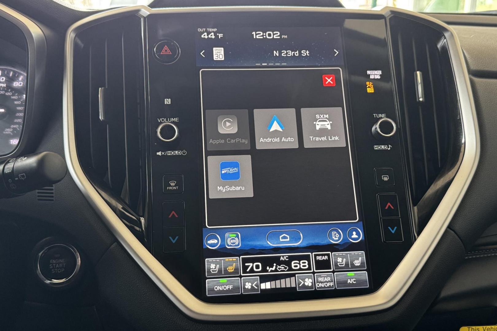 2024 Crystal Black Silica /Black Subaru Ascent Touring (4S4WMAWD1R3) with an H4 2.4 Liter Turbo engine, Automatic transmission, located at 2304 W. Main St., Boise, ID, 83702, (208) 342-7777, 43.622105, -116.218658 - Remaining Factory Warranty! Highly Optioned! Ready For The Family Road Trip! - Photo#7