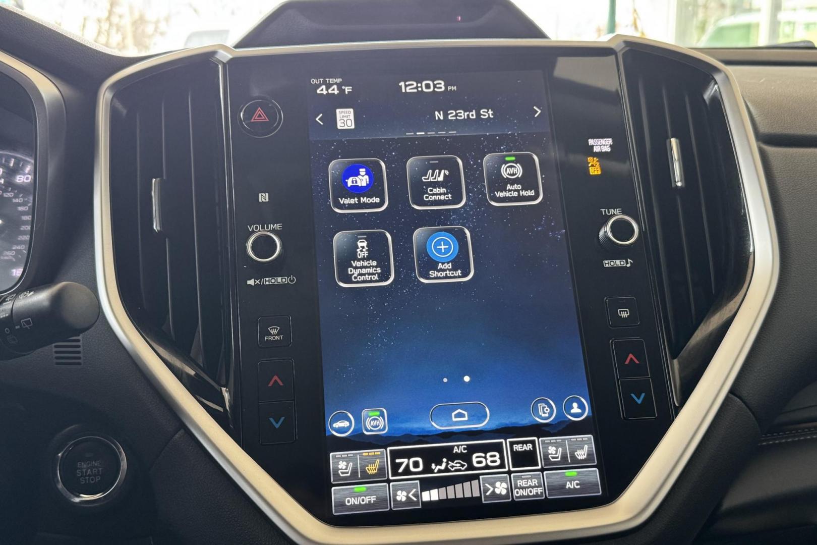 2024 Crystal Black Silica /Black Subaru Ascent Touring (4S4WMAWD1R3) with an H4 2.4 Liter Turbo engine, Automatic transmission, located at 2304 W. Main St., Boise, ID, 83702, (208) 342-7777, 43.622105, -116.218658 - Remaining Factory Warranty! Highly Optioned! Ready For The Family Road Trip! - Photo#11