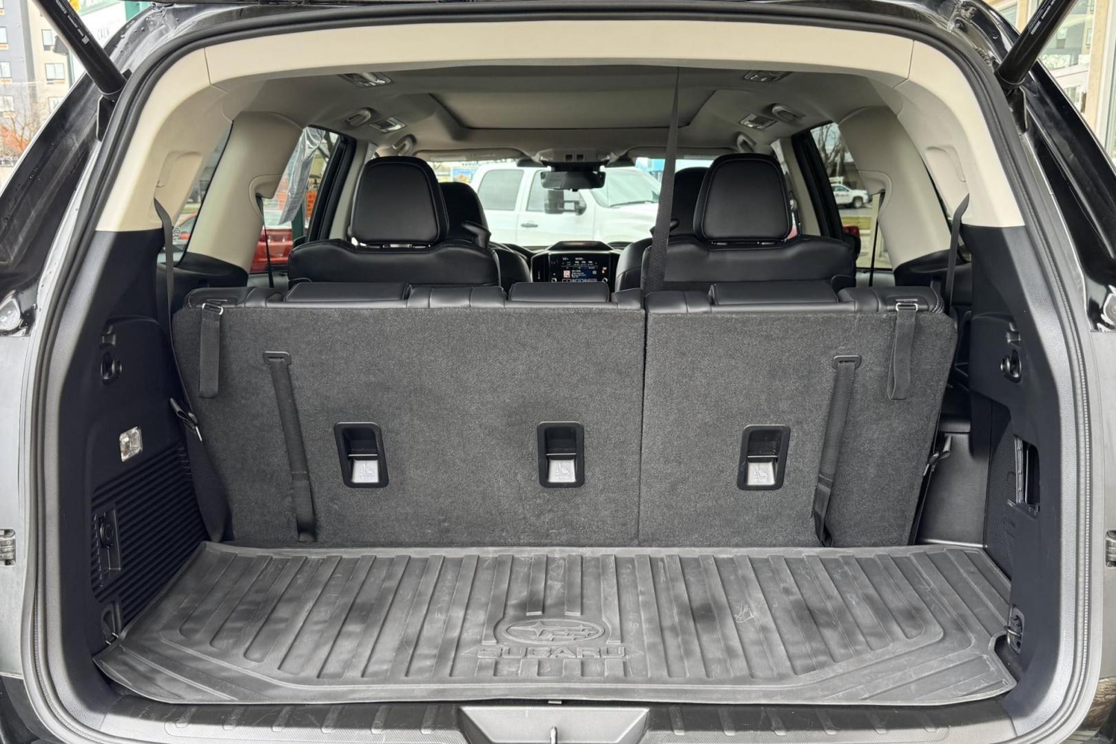 2024 Crystal Black Silica /Black Subaru Ascent Touring (4S4WMAWD1R3) with an H4 2.4 Liter Turbo engine, Automatic transmission, located at 2304 W. Main St., Boise, ID, 83702, (208) 342-7777, 43.622105, -116.218658 - Remaining Factory Warranty! Highly Optioned! Ready For The Family Road Trip! - Photo#26