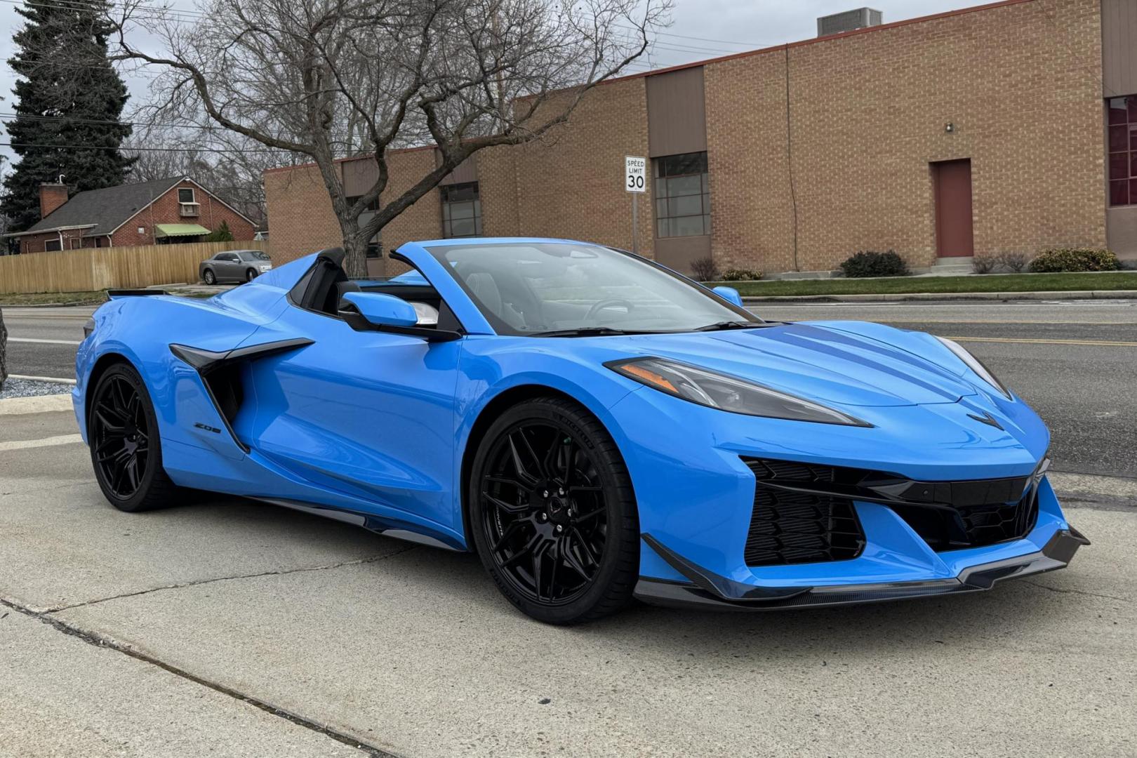 2024 Rapid Blue /Jet Black Chevrolet Corvette Stingray 3LZ (1G1YF3D31R5) with an V8 5.5 Liter engine, Automatic 8 Speed transmission, located at 2304 W. Main St., Boise, ID, 83702, (208) 342-7777, 43.622105, -116.218658 - Breathtaking Performance, Looks And Horsepower! - Photo#2