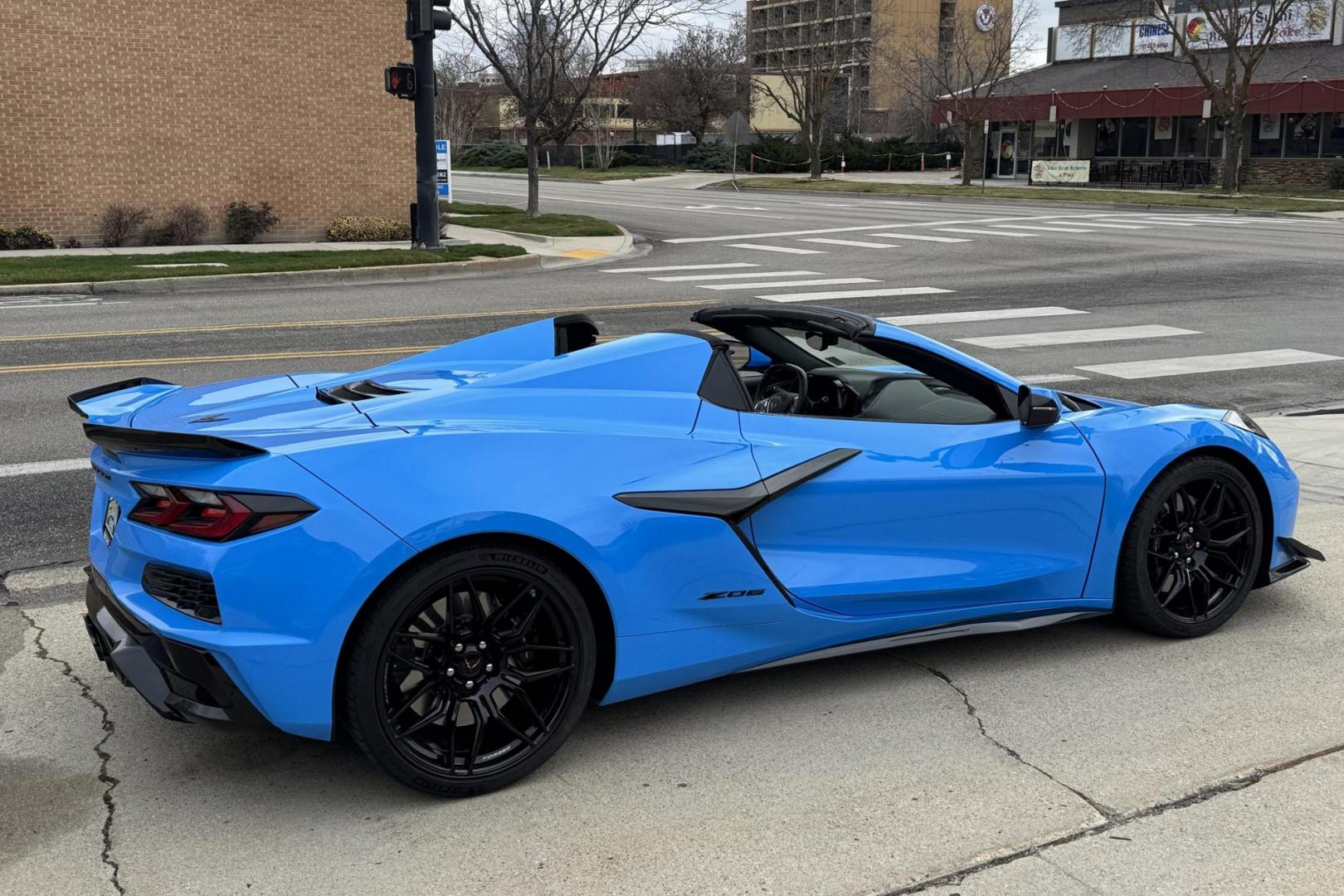 2024 Rapid Blue /Jet Black Chevrolet Corvette Stingray 3LZ (1G1YF3D31R5) with an V8 5.5 Liter engine, Automatic 8 Speed transmission, located at 2304 W. Main St., Boise, ID, 83702, (208) 342-7777, 43.622105, -116.218658 - Breathtaking Performance, Looks And Horsepower! - Photo#3