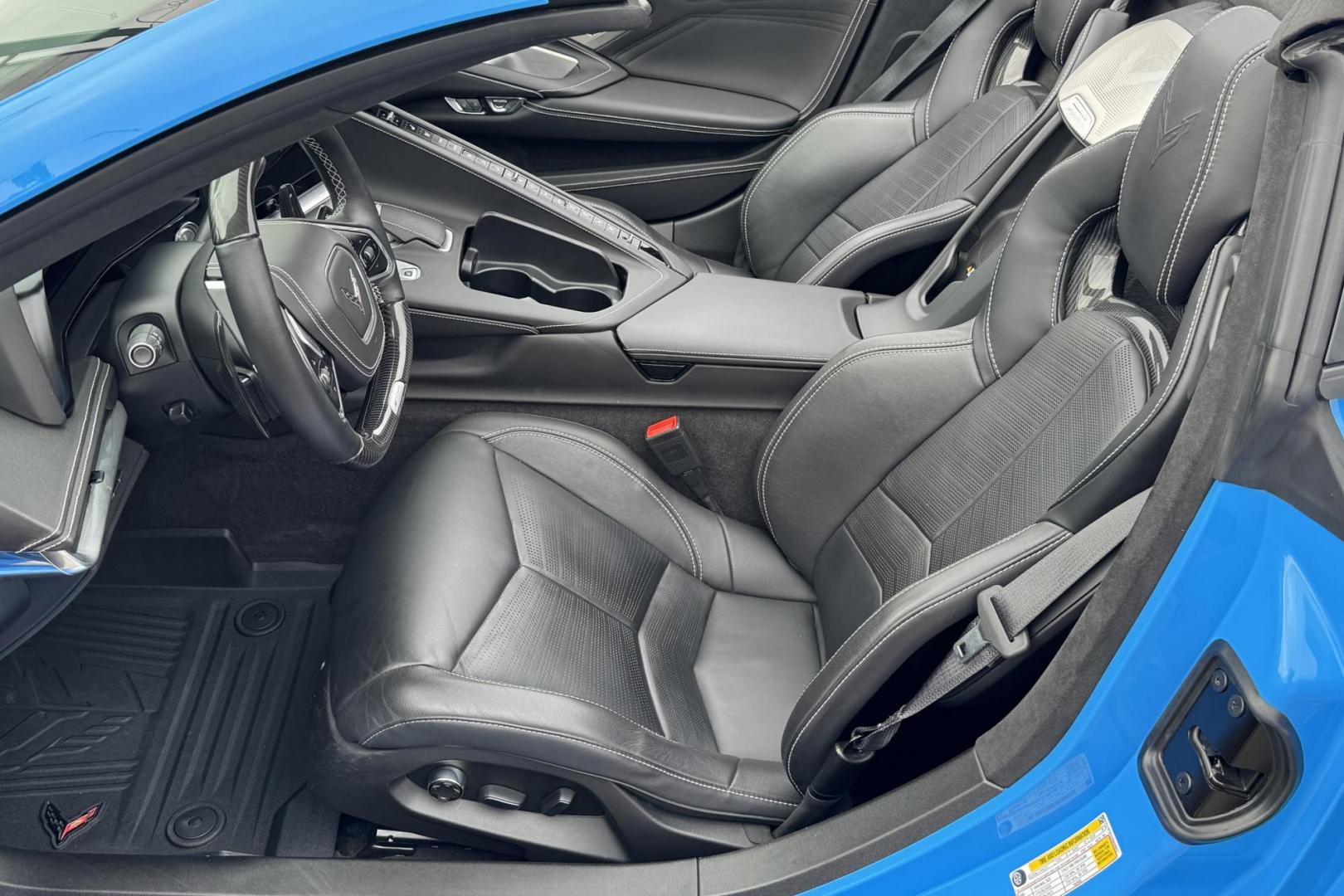 2024 Rapid Blue /Jet Black Chevrolet Corvette Stingray 3LZ (1G1YF3D31R5) with an V8 5.5 Liter engine, Automatic 8 Speed transmission, located at 2304 W. Main St., Boise, ID, 83702, (208) 342-7777, 43.622105, -116.218658 - Breathtaking Performance, Looks And Horsepower! - Photo#6