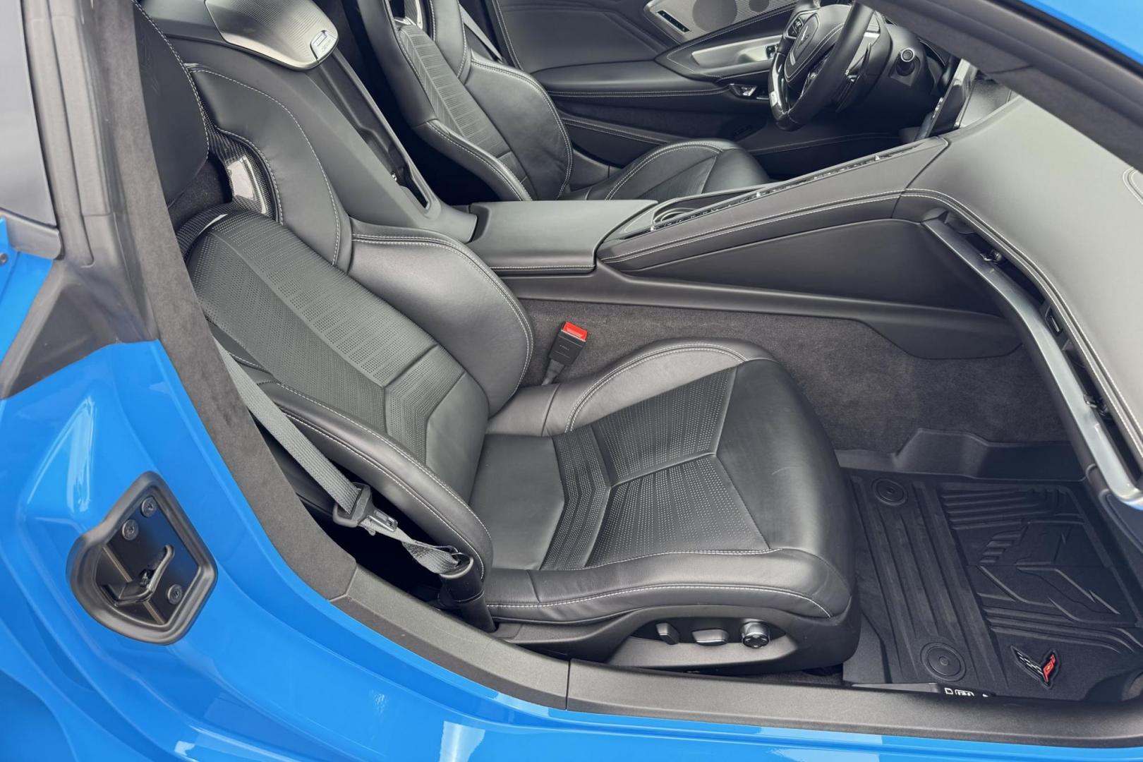 2024 Rapid Blue /Jet Black Chevrolet Corvette Stingray 3LZ (1G1YF3D31R5) with an V8 5.5 Liter engine, Automatic 8 Speed transmission, located at 2304 W. Main St., Boise, ID, 83702, (208) 342-7777, 43.622105, -116.218658 - Breathtaking Performance, Looks And Horsepower! - Photo#25