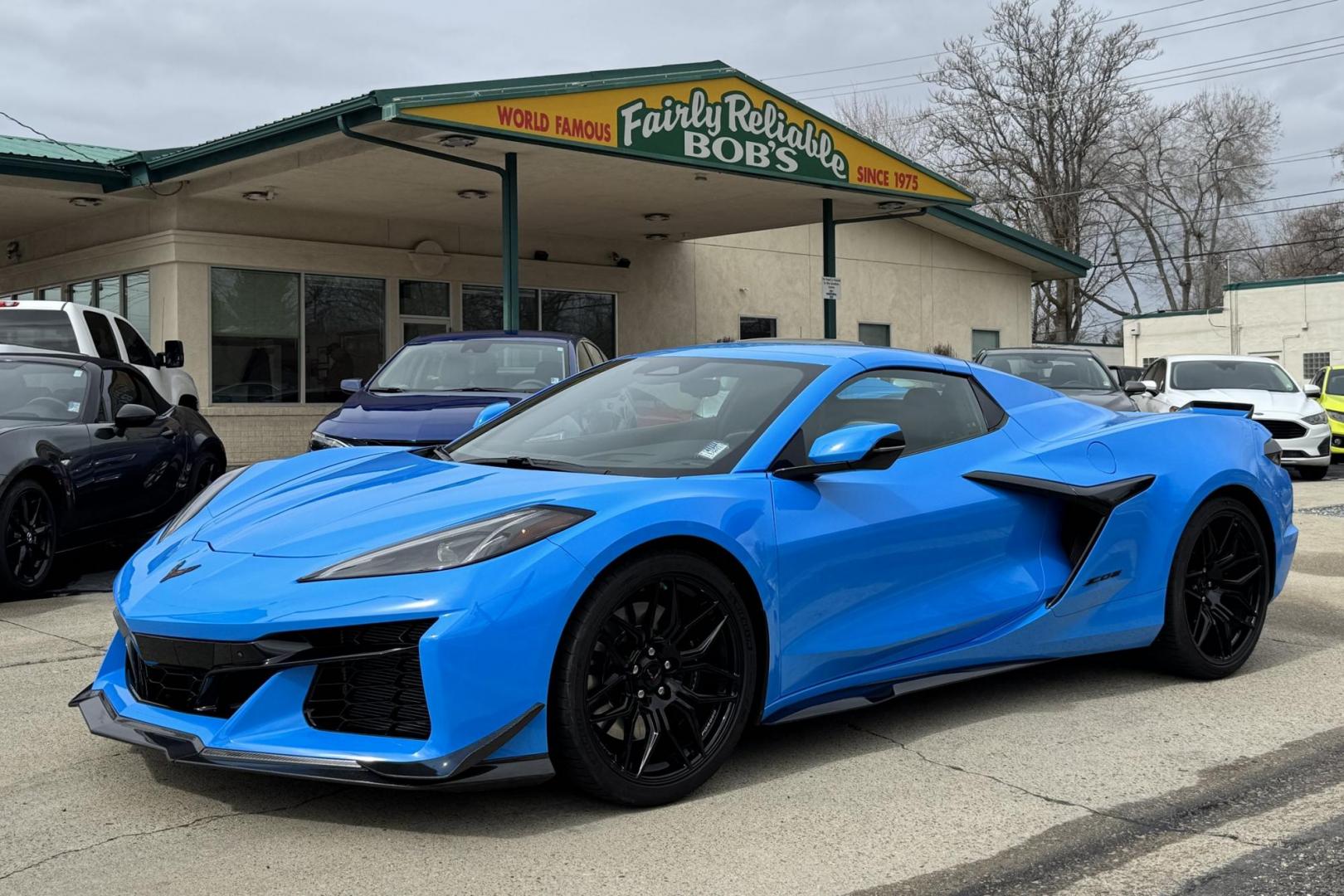 2024 Rapid Blue /Jet Black Chevrolet Corvette Stingray 3LZ (1G1YF3D31R5) with an V8 5.5 Liter engine, Automatic 8 Speed transmission, located at 2304 W. Main St., Boise, ID, 83702, (208) 342-7777, 43.622105, -116.218658 - Breathtaking Performance, Looks And Horsepower! - Photo#27