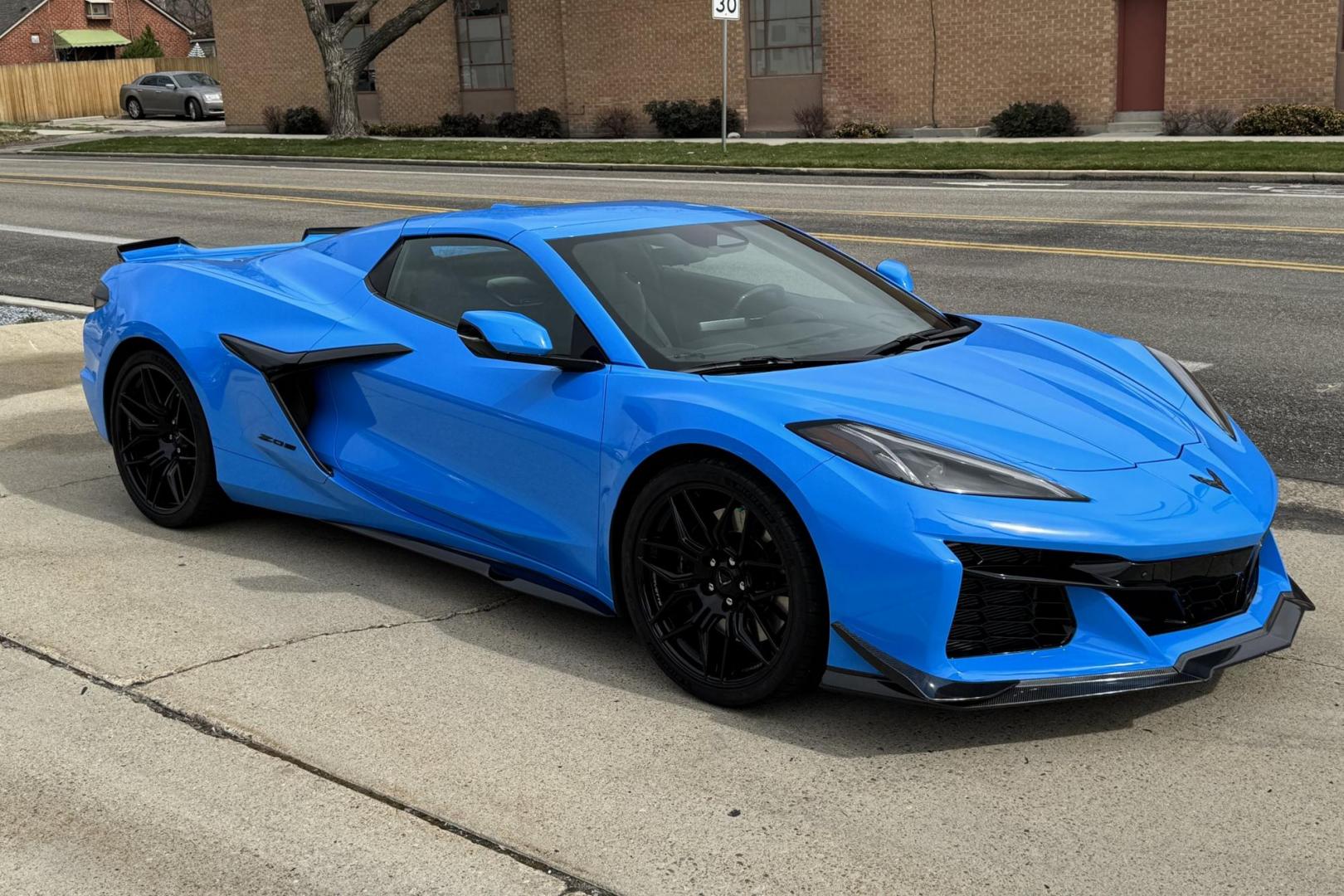2024 Rapid Blue /Jet Black Chevrolet Corvette Stingray 3LZ (1G1YF3D31R5) with an V8 5.5 Liter engine, Automatic 8 Speed transmission, located at 2304 W. Main St., Boise, ID, 83702, (208) 342-7777, 43.622105, -116.218658 - Breathtaking Performance, Looks And Horsepower! - Photo#29