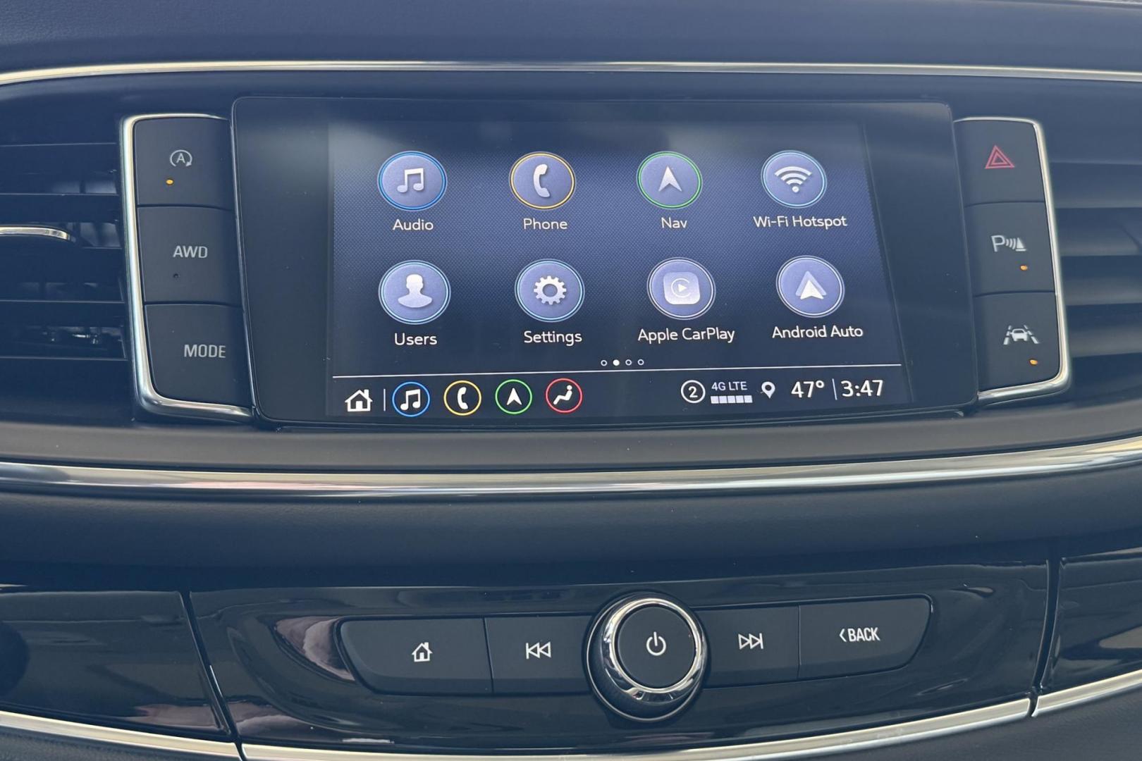 2022 White Frost Tintcoat /Chestnut/Ebony Buick Enclave Avenir (5GAEVCKW7NJ) with an V6 3.6 Liter engine, Automatic 9 Speed transmission, located at 2304 W. Main St., Boise, ID, 83702, (208) 342-7777, 43.622105, -116.218658 - Highly Optioned With Safety, Comfort And Power! - Photo#13