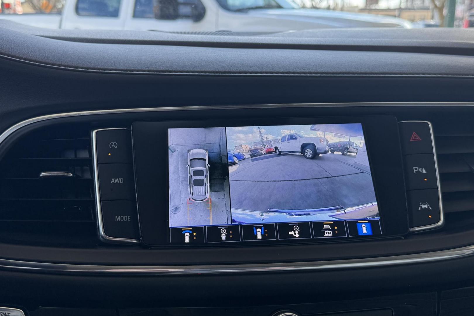 2022 White Frost Tintcoat /Chestnut/Ebony Buick Enclave Avenir (5GAEVCKW7NJ) with an V6 3.6 Liter engine, Automatic 9 Speed transmission, located at 2304 W. Main St., Boise, ID, 83702, (208) 342-7777, 43.622105, -116.218658 - Highly Optioned With Safety, Comfort And Power! - Photo#11