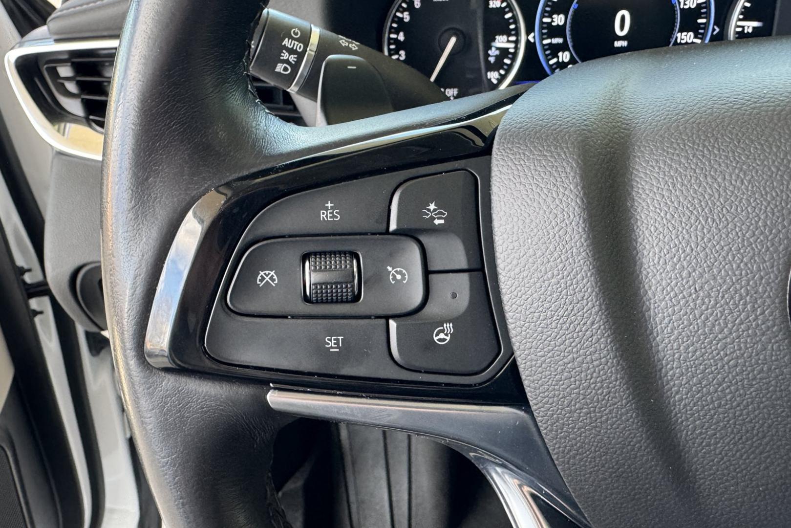 2022 White Frost Tintcoat /Chestnut/Ebony Buick Enclave Avenir (5GAEVCKW7NJ) with an V6 3.6 Liter engine, Automatic 9 Speed transmission, located at 2304 W. Main St., Boise, ID, 83702, (208) 342-7777, 43.622105, -116.218658 - Highly Optioned With Safety, Comfort And Power! - Photo#18