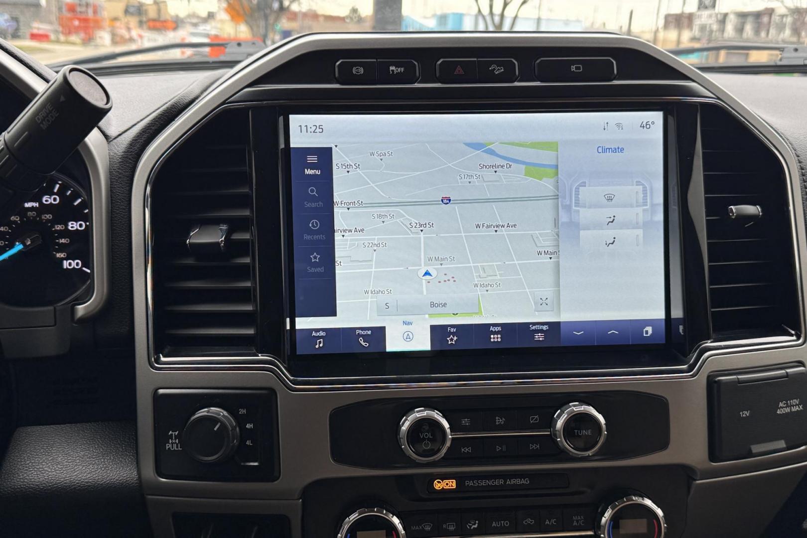 2022 Agate Black /Baja Leather Ford F-250 Lariat FX-4 (1FT8W2BT0NE) with an V8 6.7 Liter Turbo Diesel engine, Automatic 10 Speed transmission, located at 2304 W. Main St., Boise, ID, 83702, (208) 342-7777, 43.622105, -116.218658 - Stunning Diesel Ford With New Tires, Power Running Boards And Attitude! - Photo#7