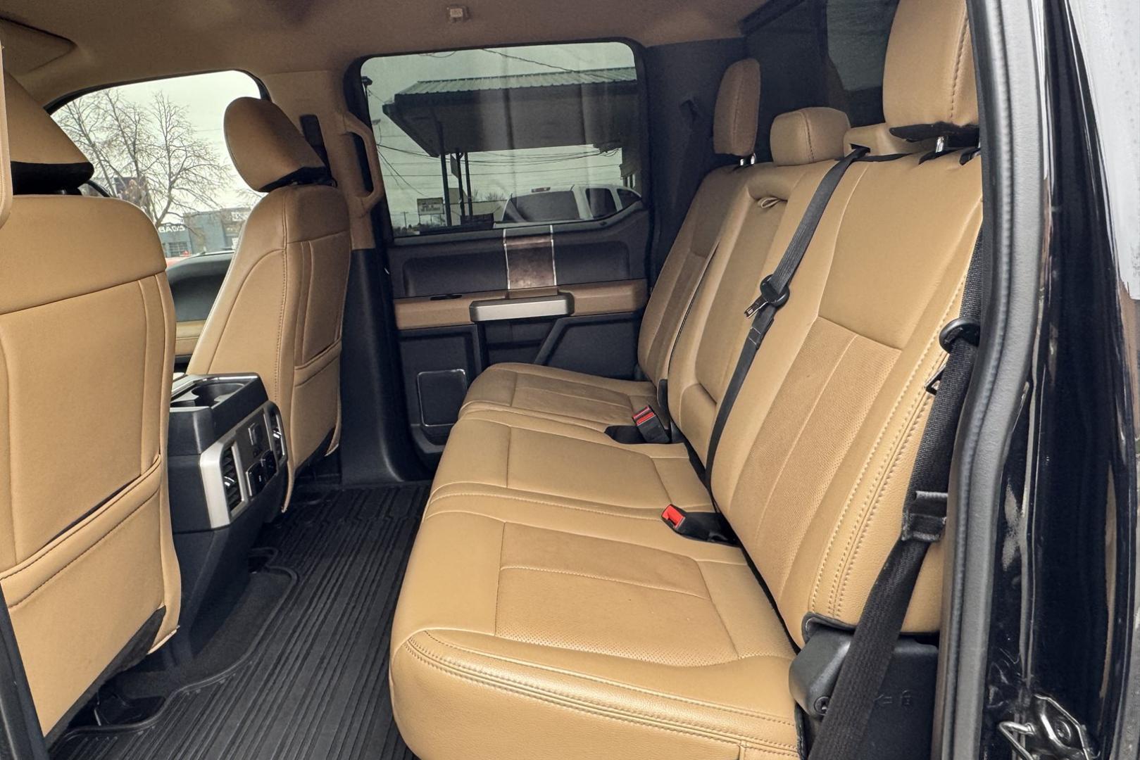 2022 Agate Black /Baja Leather Ford F-250 Lariat FX-4 (1FT8W2BT0NE) with an V8 6.7 Liter Turbo Diesel engine, Automatic 10 Speed transmission, located at 2304 W. Main St., Boise, ID, 83702, (208) 342-7777, 43.622105, -116.218658 - Stunning Diesel Ford With New Tires, Power Running Boards And Attitude! - Photo#16