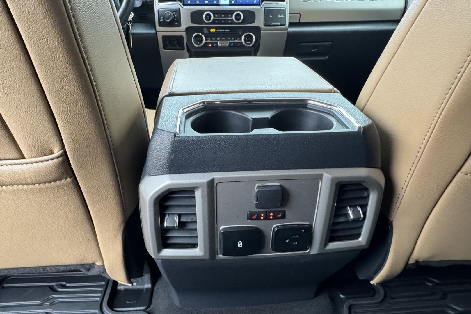 2022 Agate Black /Baja Leather Ford F-250 Lariat FX-4 (1FT8W2BT0NE) with an V8 6.7 Liter Turbo Diesel engine, Automatic 10 Speed transmission, located at 2304 W. Main St., Boise, ID, 83702, (208) 342-7777, 43.622105, -116.218658 - Stunning Diesel Ford With New Tires, Power Running Boards And Attitude! - Photo#18