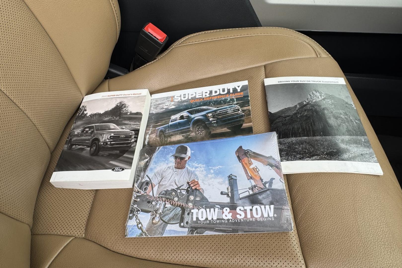 2022 Agate Black /Baja Leather Ford F-250 Lariat FX-4 (1FT8W2BT0NE) with an V8 6.7 Liter Turbo Diesel engine, Automatic 10 Speed transmission, located at 2304 W. Main St., Boise, ID, 83702, (208) 342-7777, 43.622105, -116.218658 - Stunning Diesel Ford With New Tires, Power Running Boards And Attitude! - Photo#22