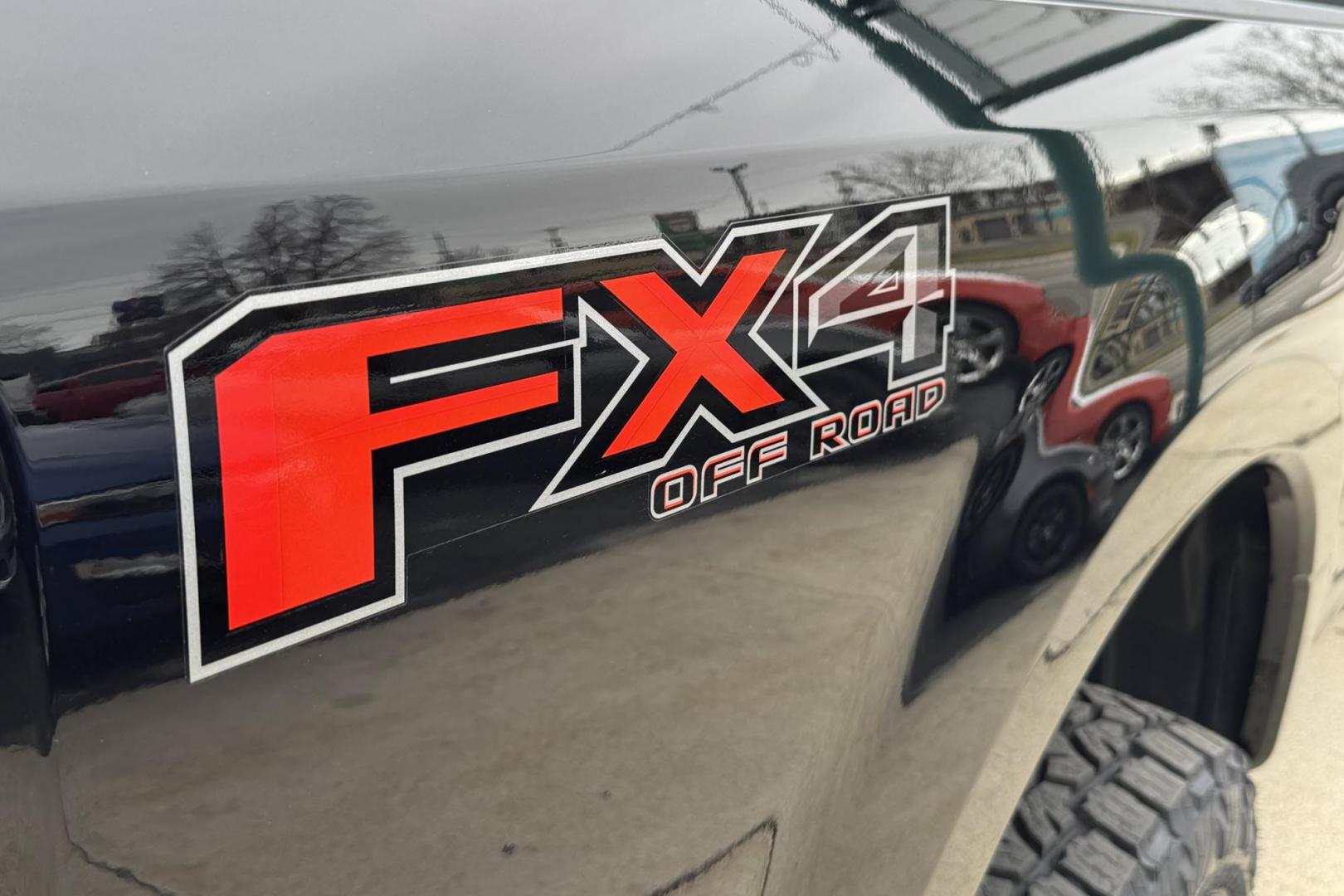 2022 Agate Black /Baja Leather Ford F-250 Lariat FX-4 (1FT8W2BT0NE) with an V8 6.7 Liter Turbo Diesel engine, Automatic 10 Speed transmission, located at 2304 W. Main St., Boise, ID, 83702, (208) 342-7777, 43.622105, -116.218658 - Stunning Diesel Ford With New Tires, Power Running Boards And Attitude! - Photo#23