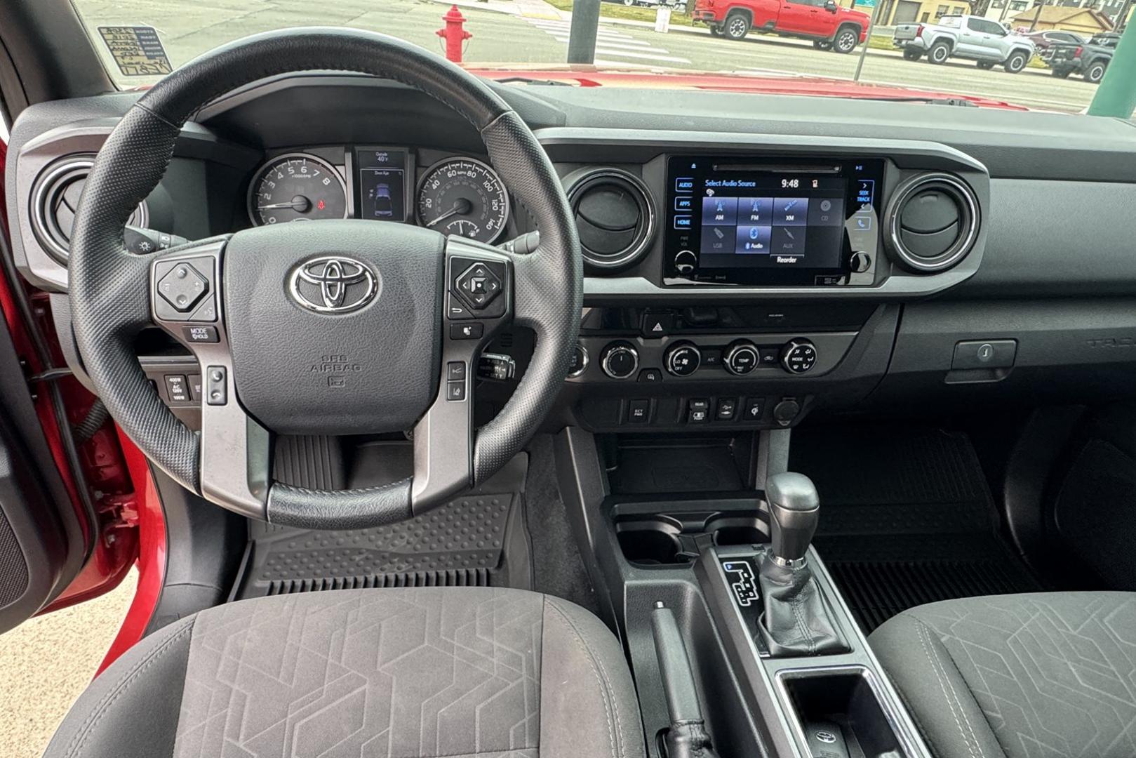 2018 Barcelona Red Metallic /Gray Toyota Tacoma TRD Off Road (3TMCZ5AN8JM) with an V6 3.5 Liter engine, Automatic transmission, located at 2304 W. Main St., Boise, ID, 83702, (208) 342-7777, 43.622105, -116.218658 - Low Mileage, New Tires, Beautiful Tacoma! - Photo#9