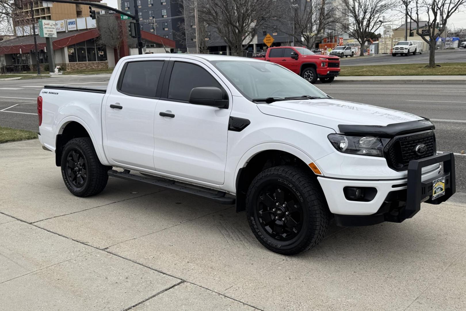 2023 Oxford White /Black Ford Ranger XLT (1FTER4FH0PL) with an 4 Cyl 2.3 Liter Turbo engine, Automatic 10 Speed transmission, located at 2304 W. Main St., Boise, ID, 83702, (208) 342-7777, 43.622105, -116.218658 - Smooth Ride And Good Looks Too! - Photo#2