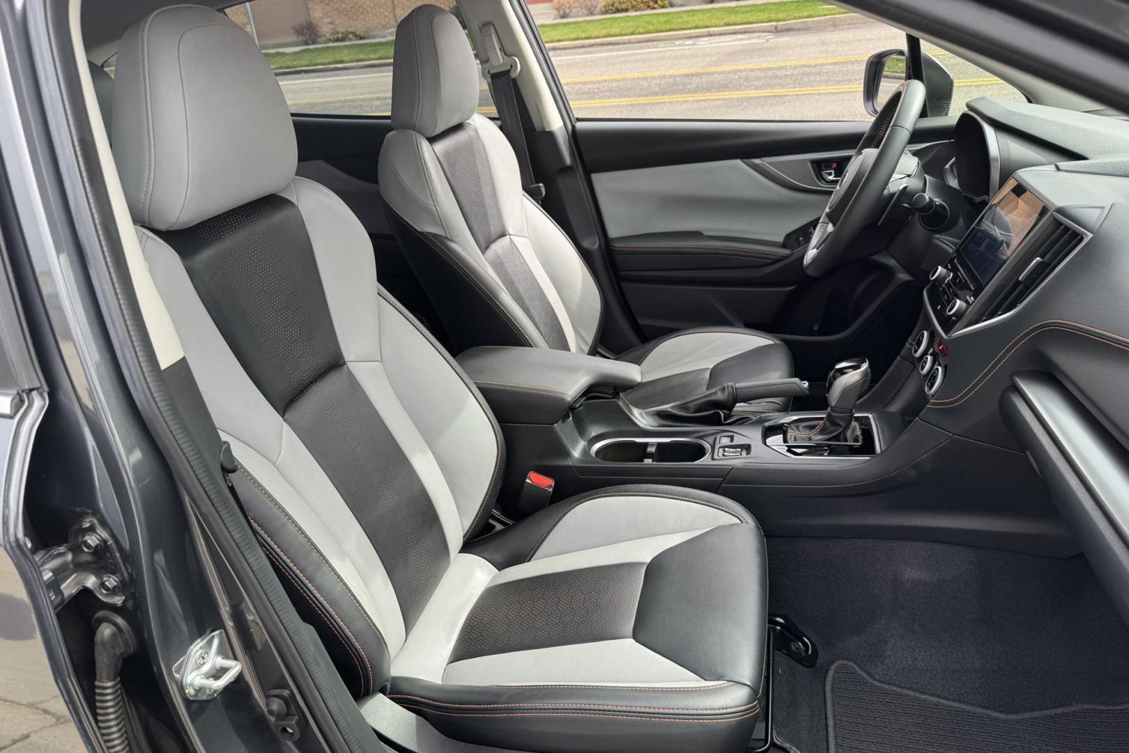 2023 Gray /Two Tone Shale/Gray Subaru Crosstrek Limited (JF2GTHMC6P8) with an H4 2.5 Liter engine, Automatic transmission, located at 2304 W. Main St., Boise, ID, 83702, (208) 342-7777, 43.622105, -116.218658 - Low Mileage! A Lot Of Built In Safety Features Too! - Photo#18