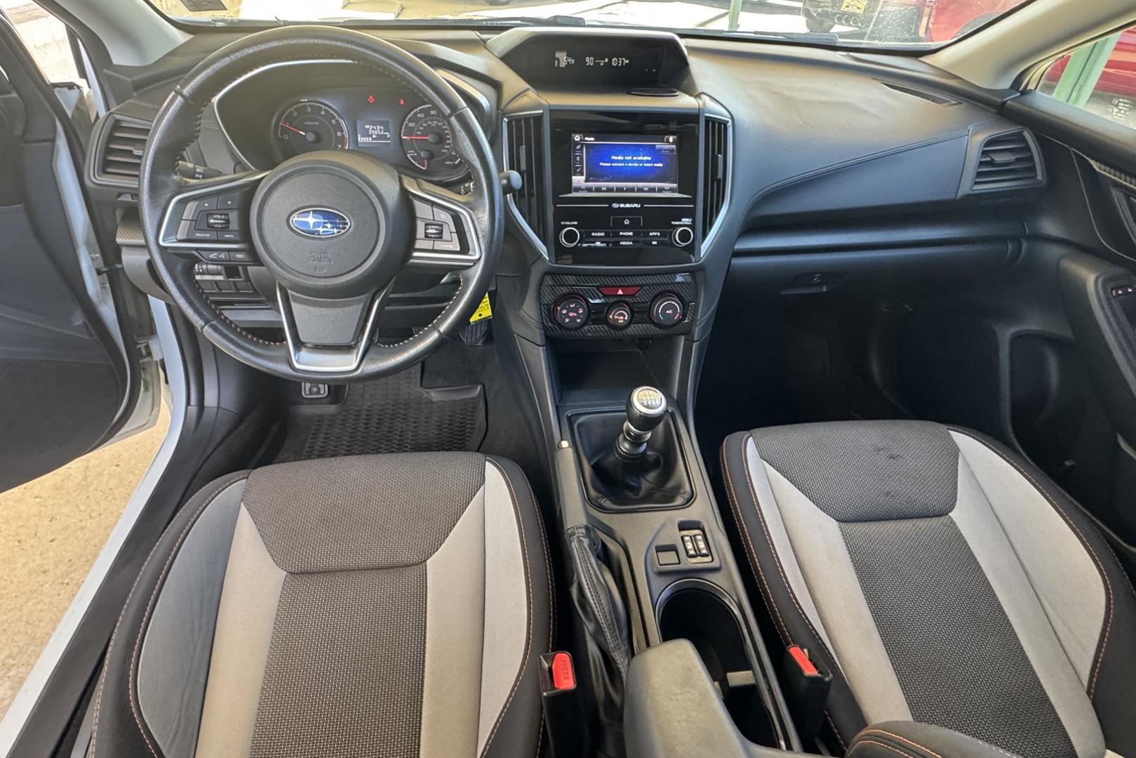 2018 White /Gray Subaru Crosstrek Premium (JF2GTABCXJG) with an H4 2.0 Liter engine, 6 Speed Manual transmission, located at 2304 W. Main St., Boise, ID, 83702, (208) 342-7777, 43.622105, -116.218658 - Hard To Find Manual Crosstrek! Ready To Go! - Photo#9