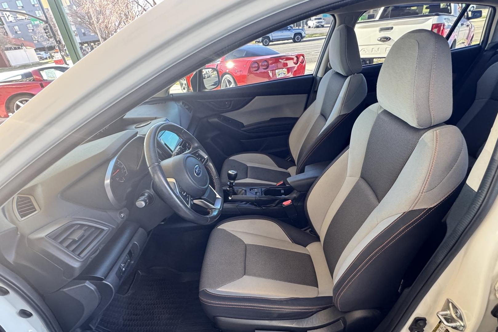 2018 White /Gray Subaru Crosstrek Premium (JF2GTABCXJG) with an H4 2.0 Liter engine, 6 Speed Manual transmission, located at 2304 W. Main St., Boise, ID, 83702, (208) 342-7777, 43.622105, -116.218658 - Hard To Find Manual Crosstrek! Ready To Go! - Photo#11