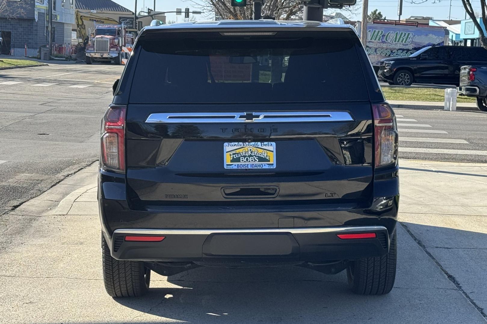 2022 Black /Jet Black Chevrolet Tahoe LT (1GNSKNKT6NR) with an 6 Cyl 3.0 Liter Turbo Diesel engine, Automatic 10 Speed transmission, located at 2304 W. Main St., Boise, ID, 83702, (208) 342-7777, 43.622105, -116.218658 - One Owner Idaho Tahoe! - Photo#1